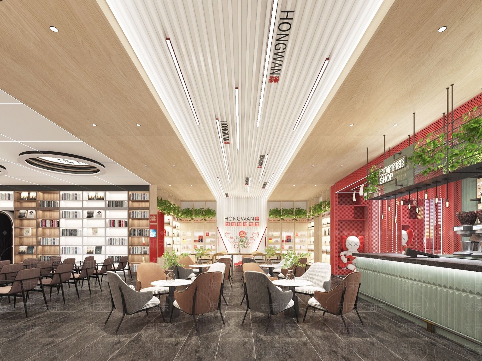 现代书店3D模型下载【ID:1103512840】