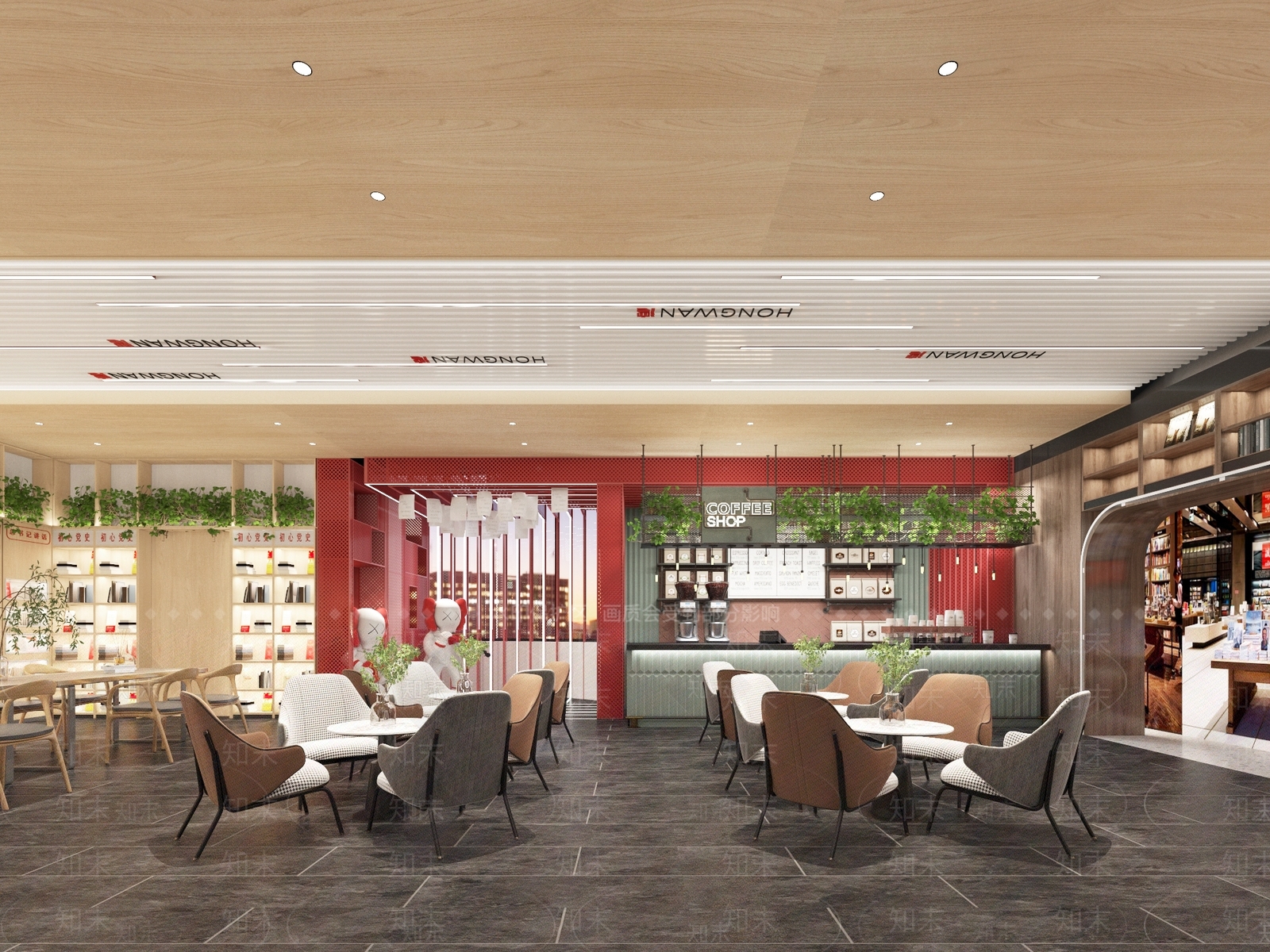 现代书店3D模型下载【ID:1103512840】