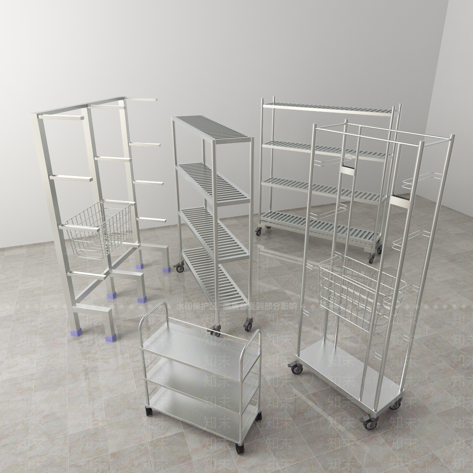 现代医疗器材3D模型下载【ID:1103517759】