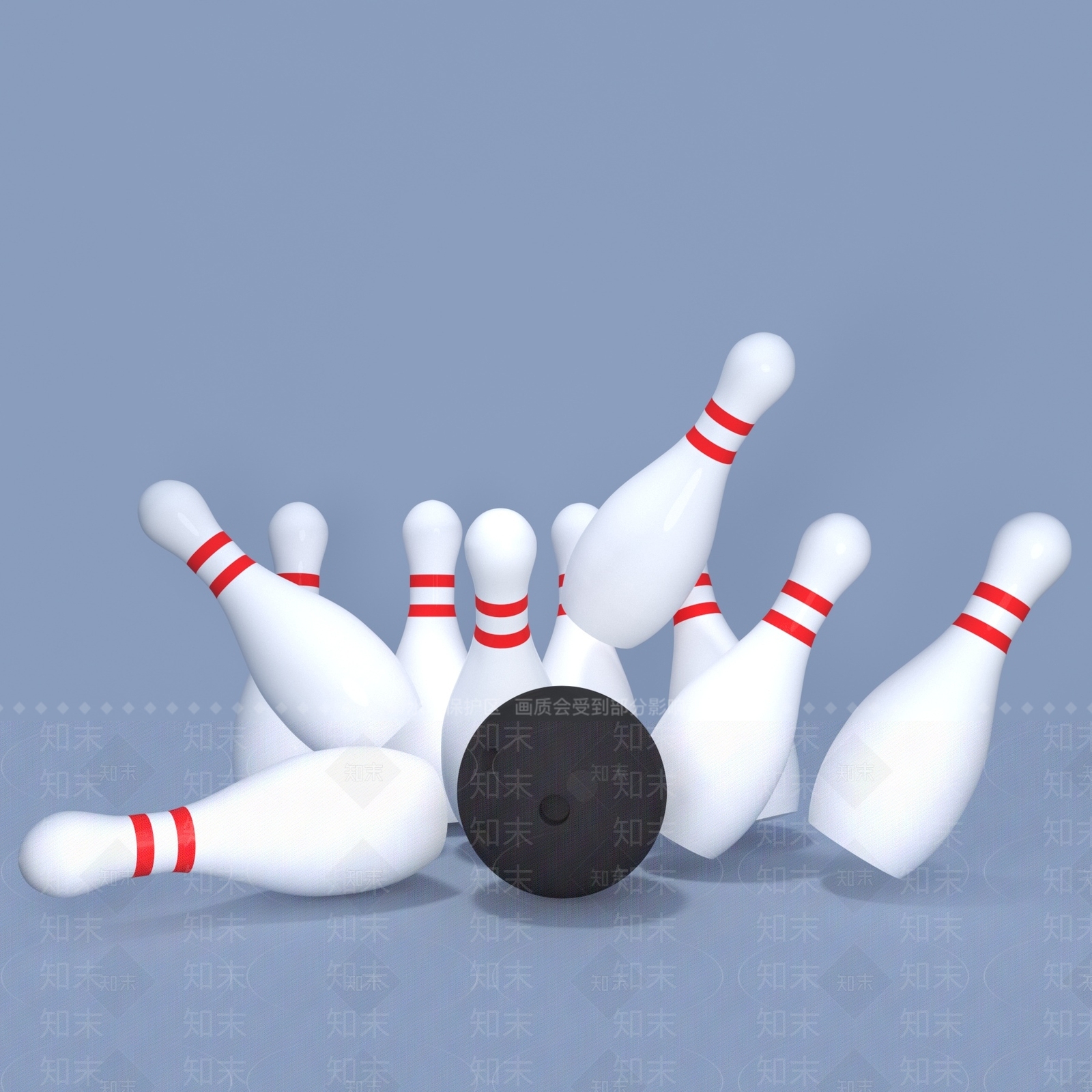 现代保龄球3D模型下载【ID:1103522403】