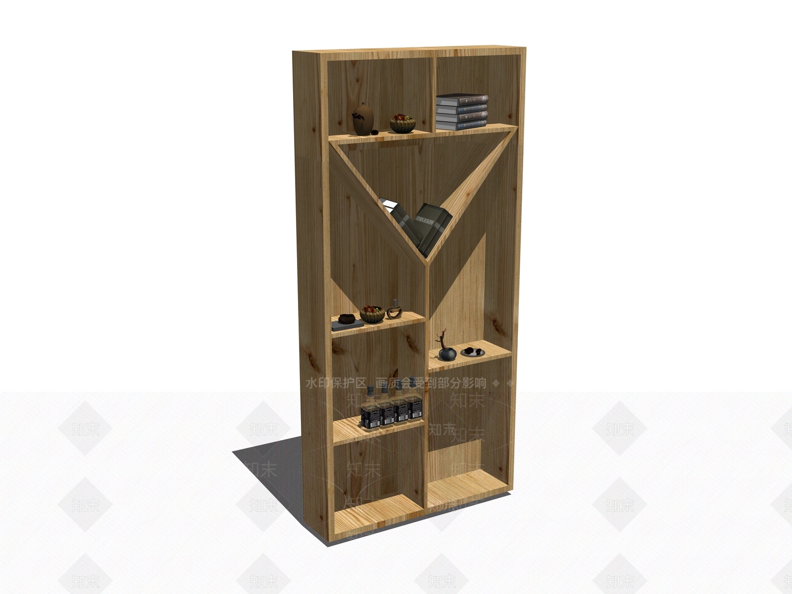 现代展柜SU模型下载【ID:1103526387】