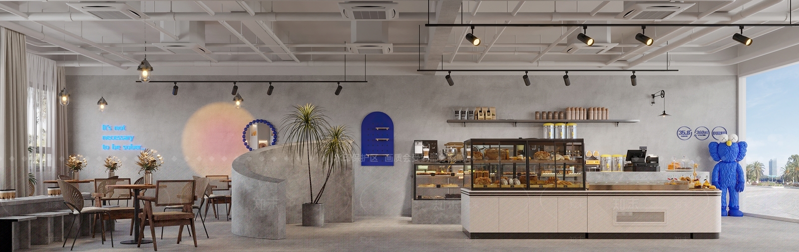 现代面包店3D模型下载【ID:1103527525】