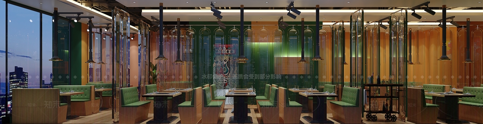 现代烧烤店3D模型下载【ID:1103545874】