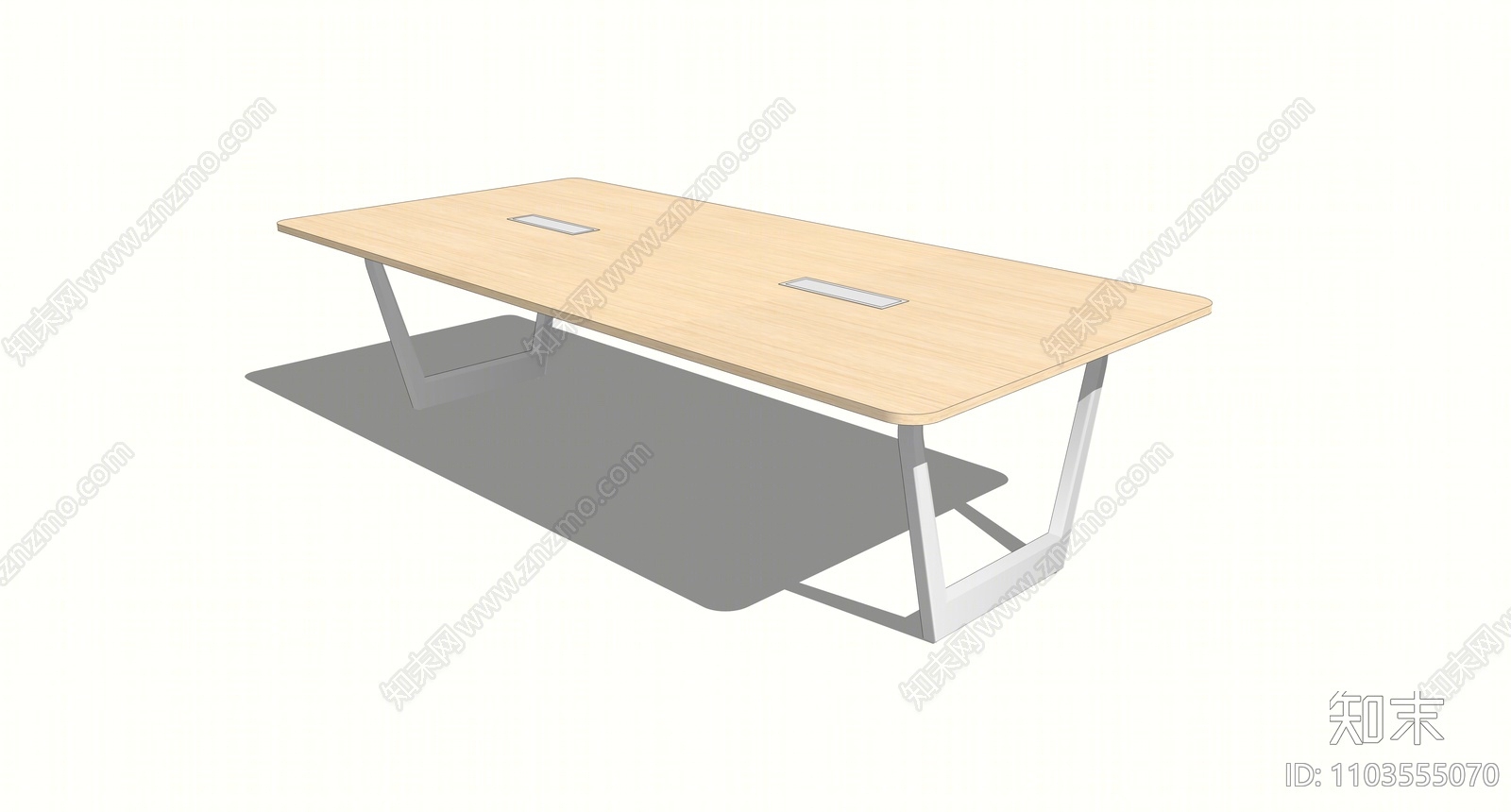 现代会议桌SU模型下载【ID:1103555070】
