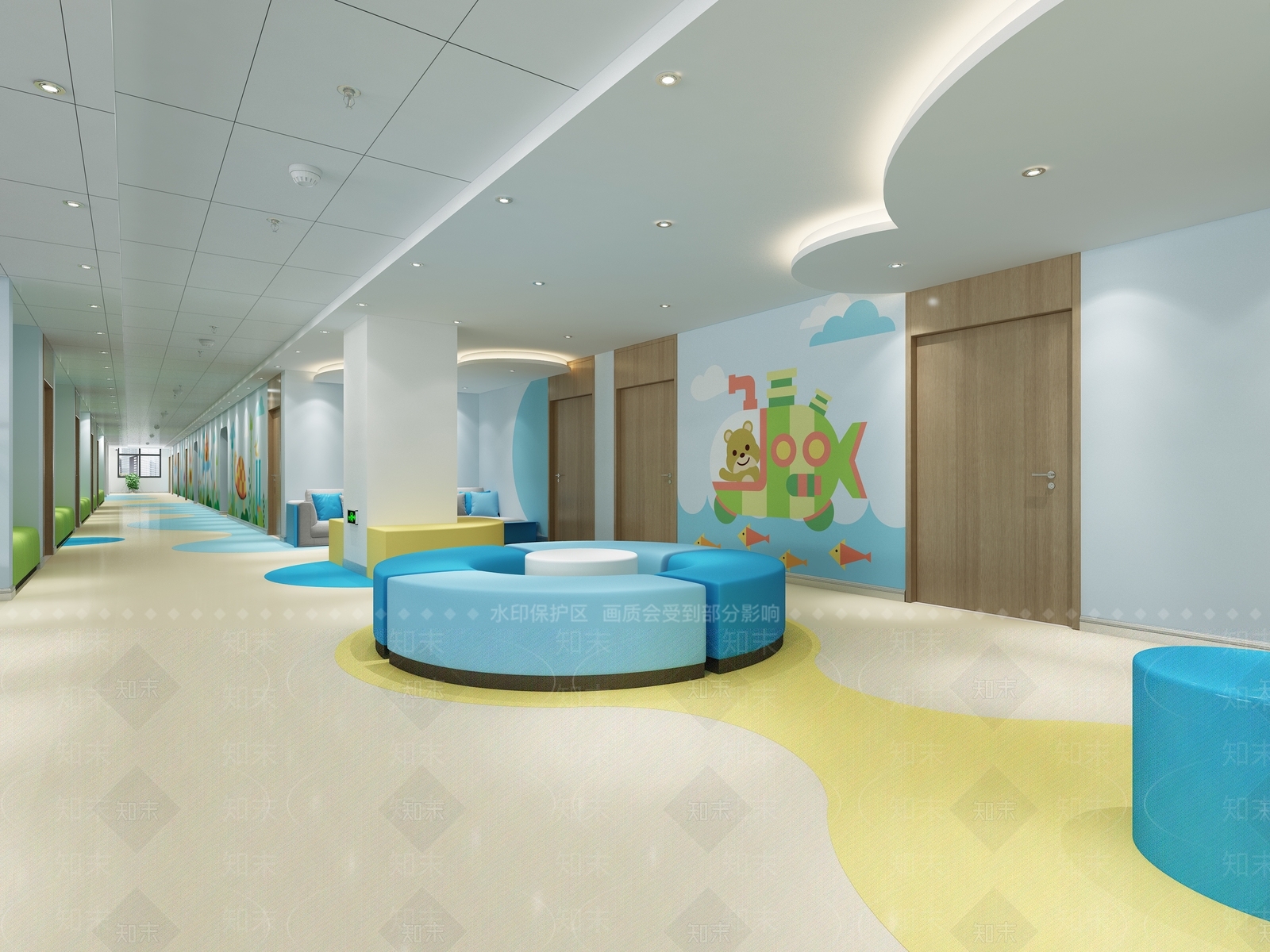 现代医院3D模型下载【ID:1103688212】