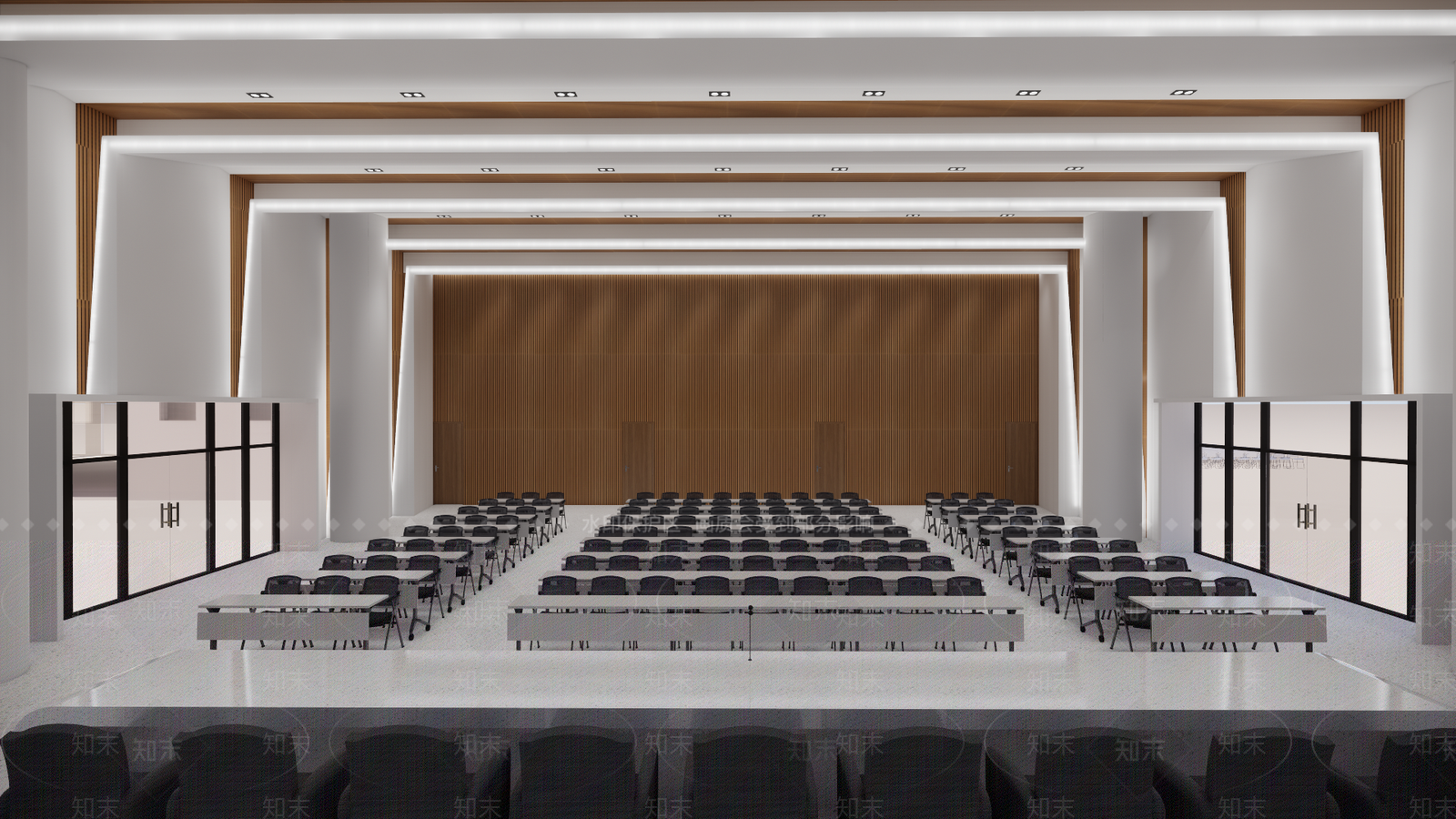 现代报告厅SU模型下载【ID:1103560161】