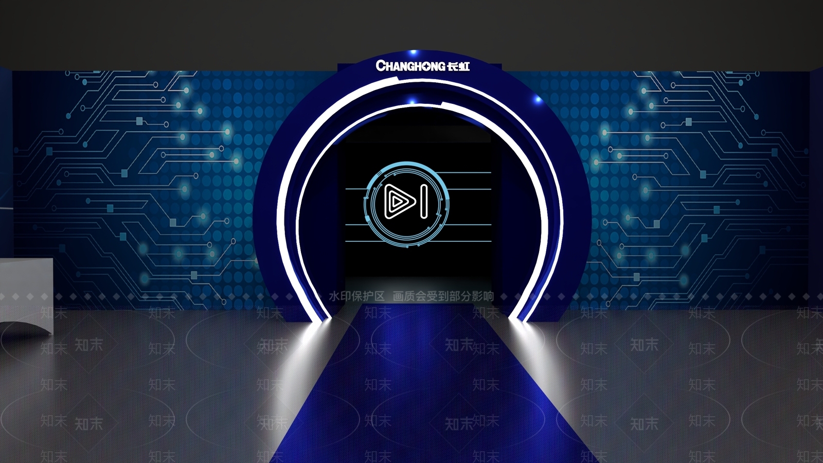 现代舞台SU模型下载【ID:1103565688】