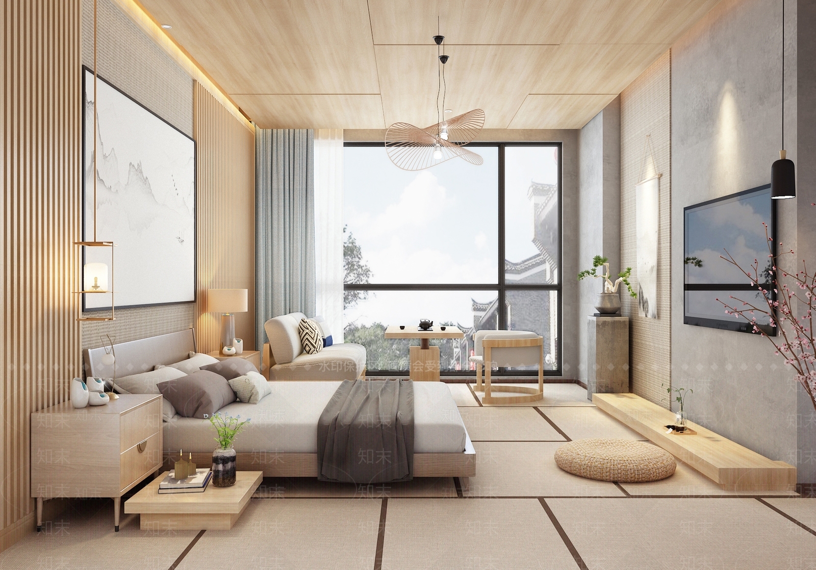 日式民宿客3D模型下载【ID:1103571482】