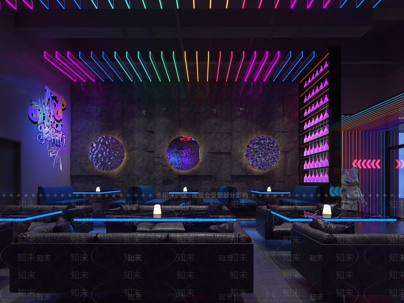 现代酒吧3D模型下载【ID:1103584868】