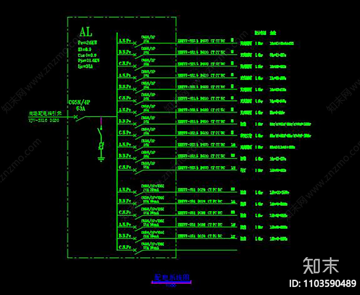 家居展厅cad施工图效果图cad施工图下载【ID:1103590489】
