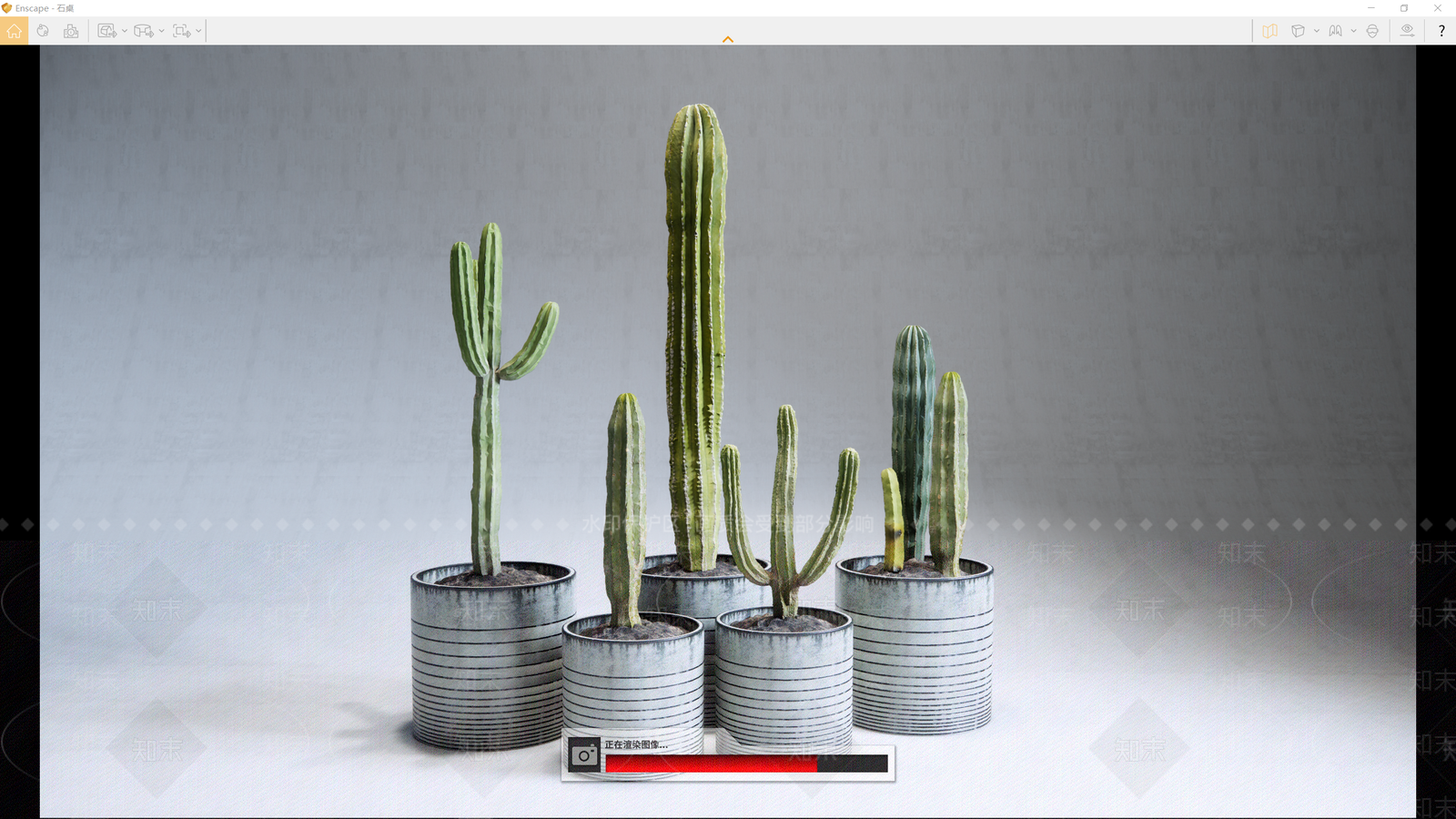 现代盆栽SU模型下载【ID:1103591025】