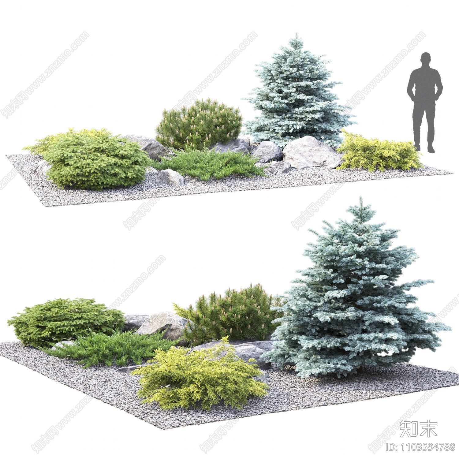 现代花坛3D模型下载【ID:1103594788】