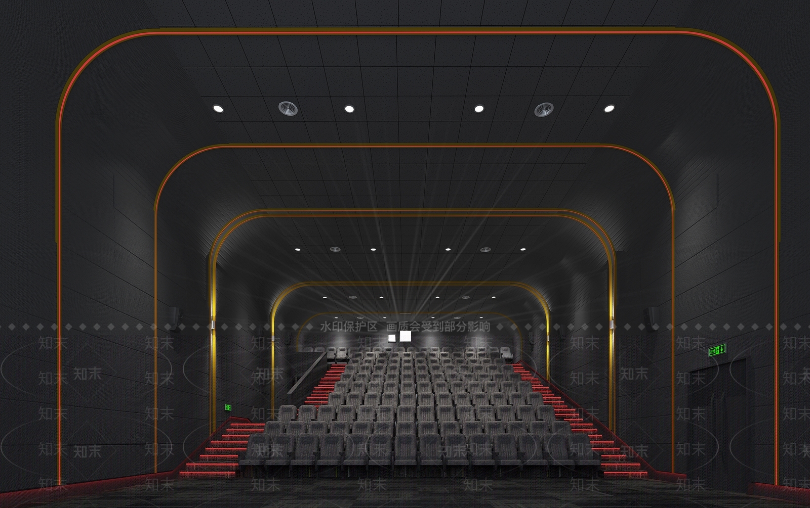 现代电影院3D模型下载【ID:1103609456】