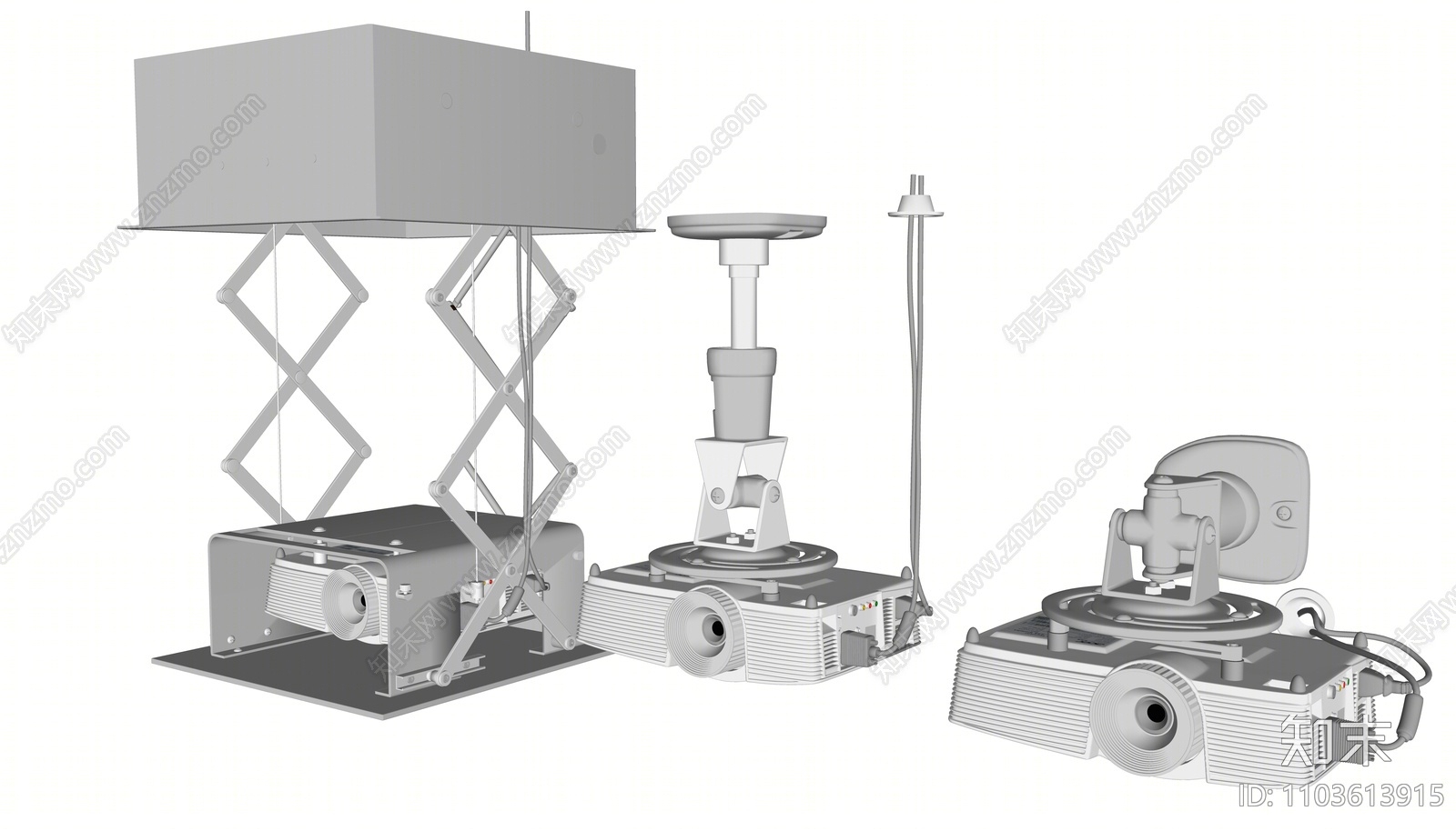 现代投影仪SU模型下载【ID:1103613915】