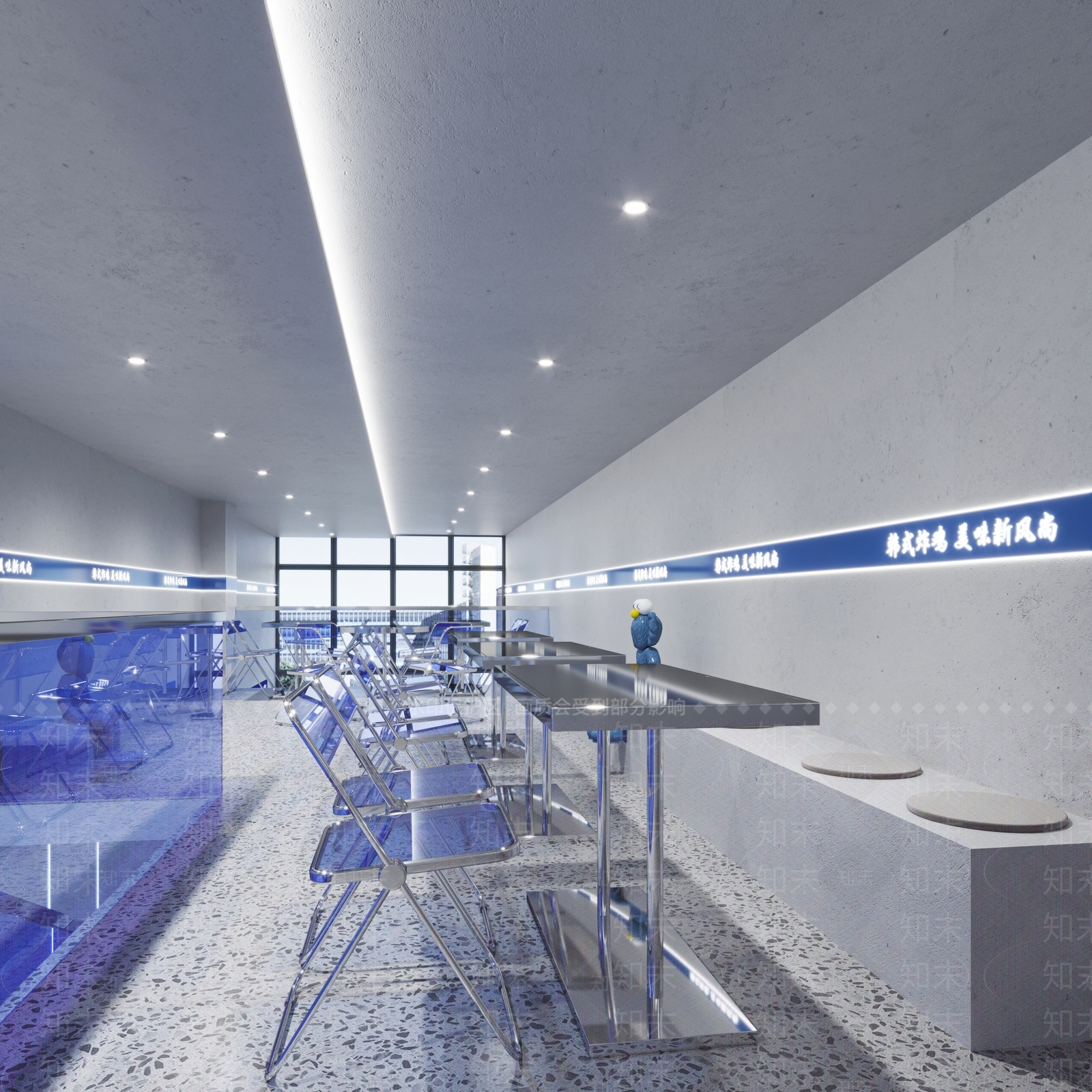 现代奶茶店3D模型下载【ID:1103615517】