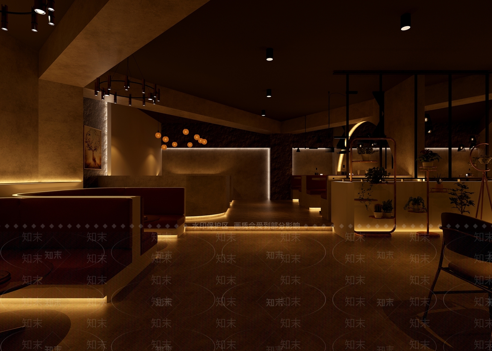 工业风酒吧3D模型下载【ID:1103618863】