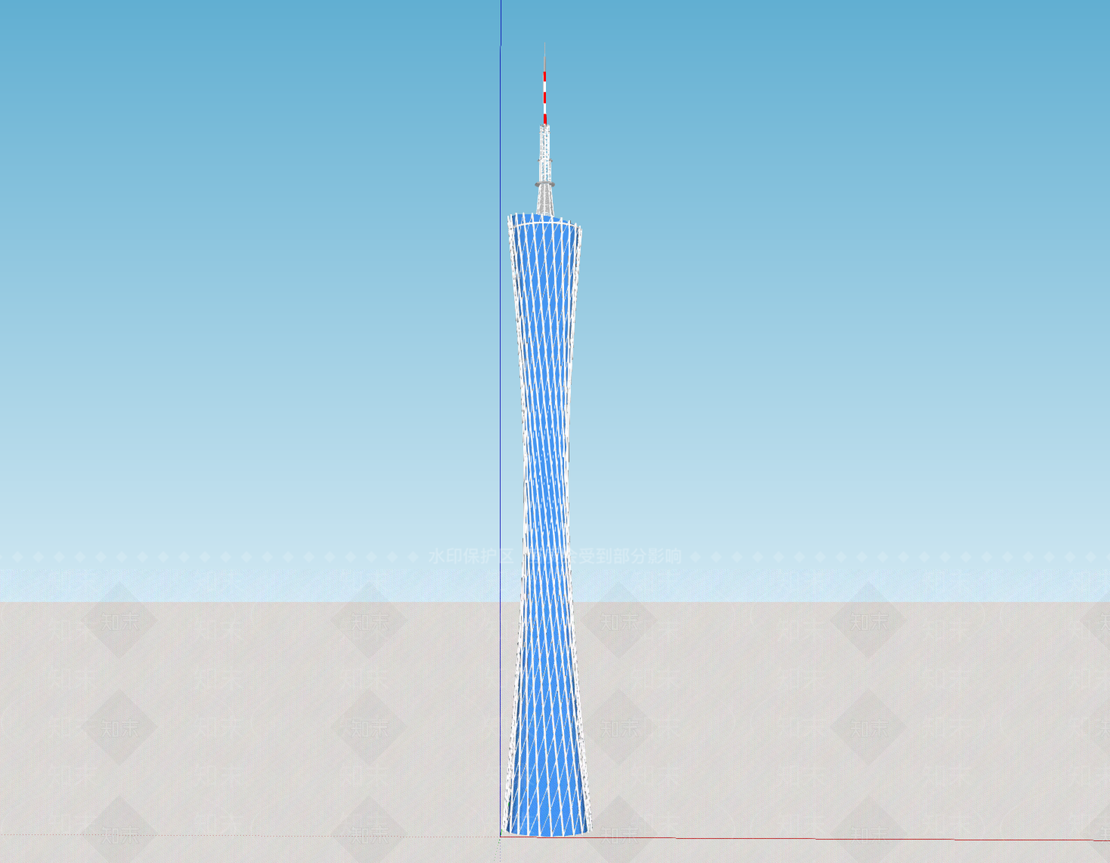 现代风格建筑SU模型下载【ID:1103633071】