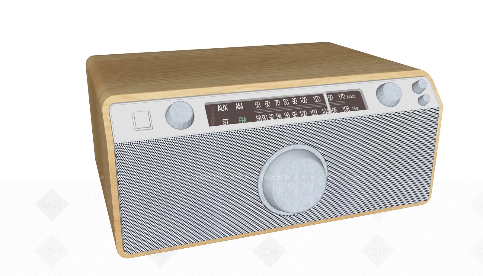 现代收音机SU模型下载【ID:1103651398】