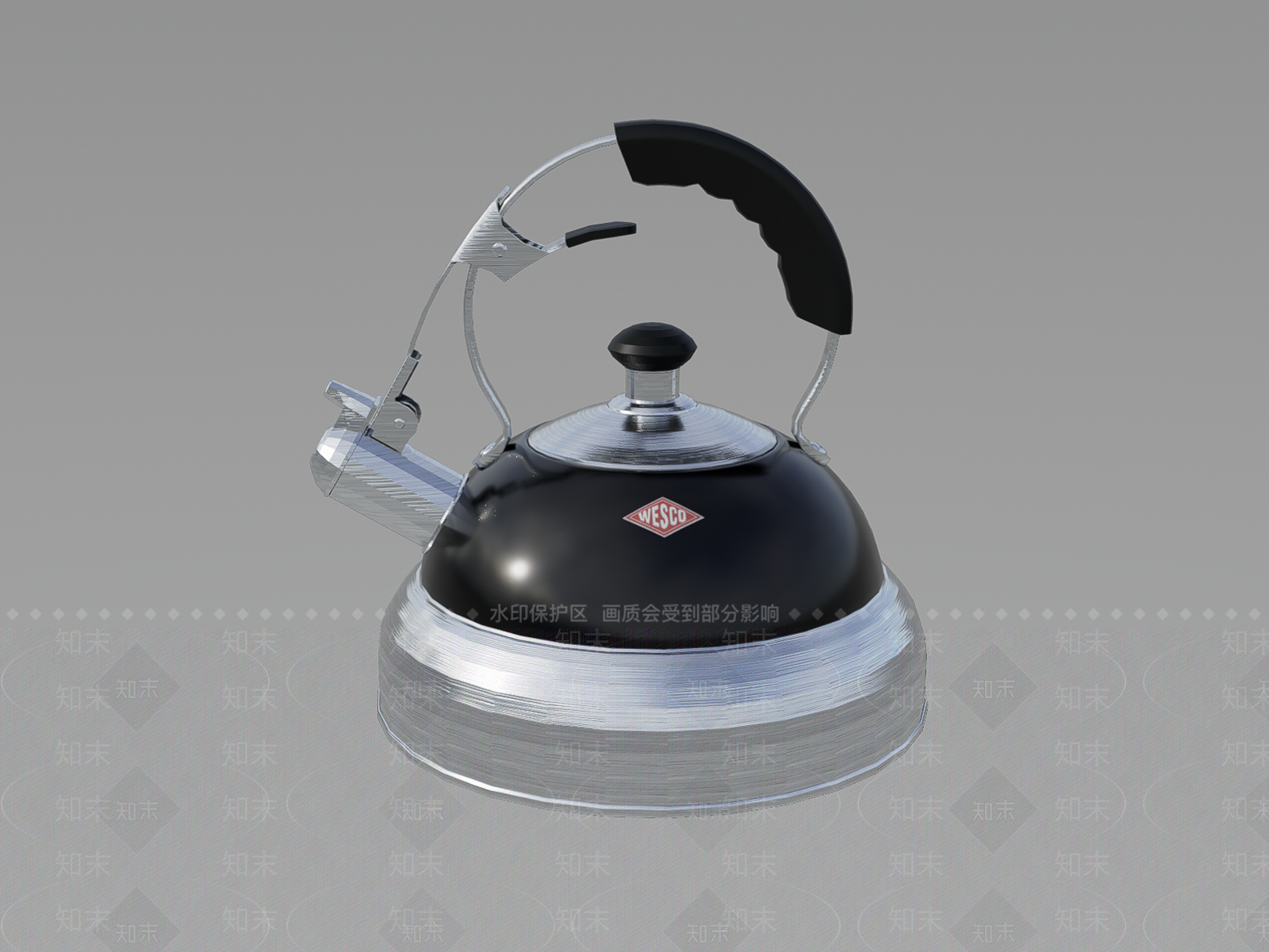 现代烧水壶SU模型下载【ID:1103658650】
