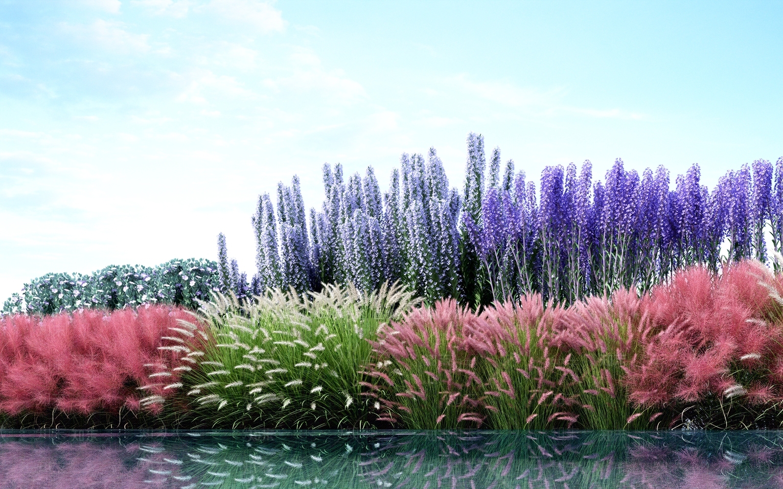 现代花草3D模型下载【ID:1103664597】