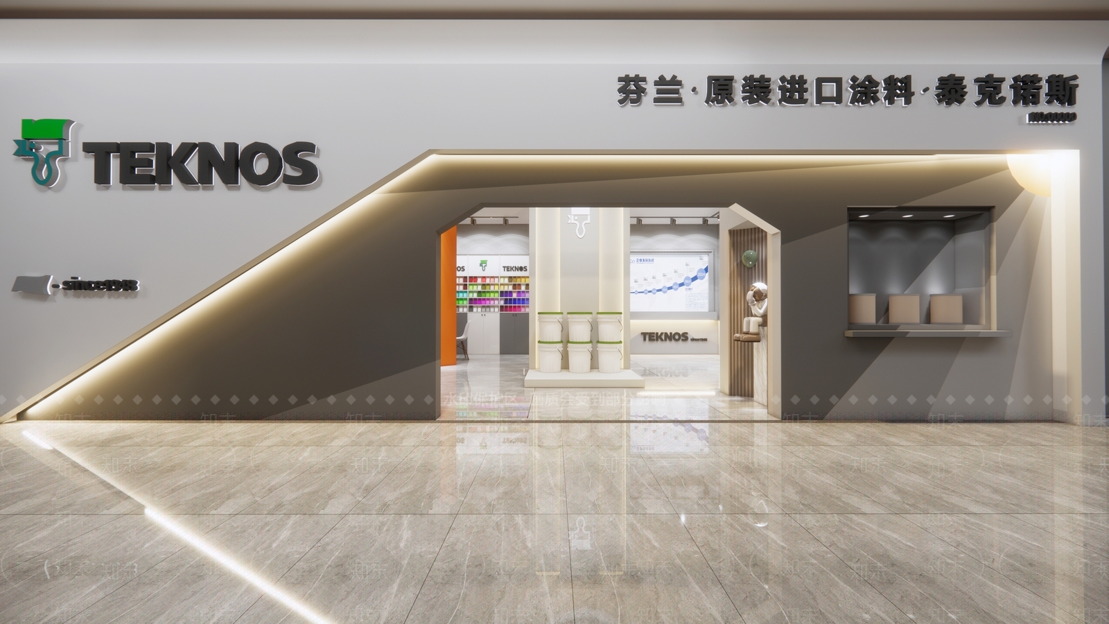 现代商业展厅SU模型下载【ID:1103690831】
