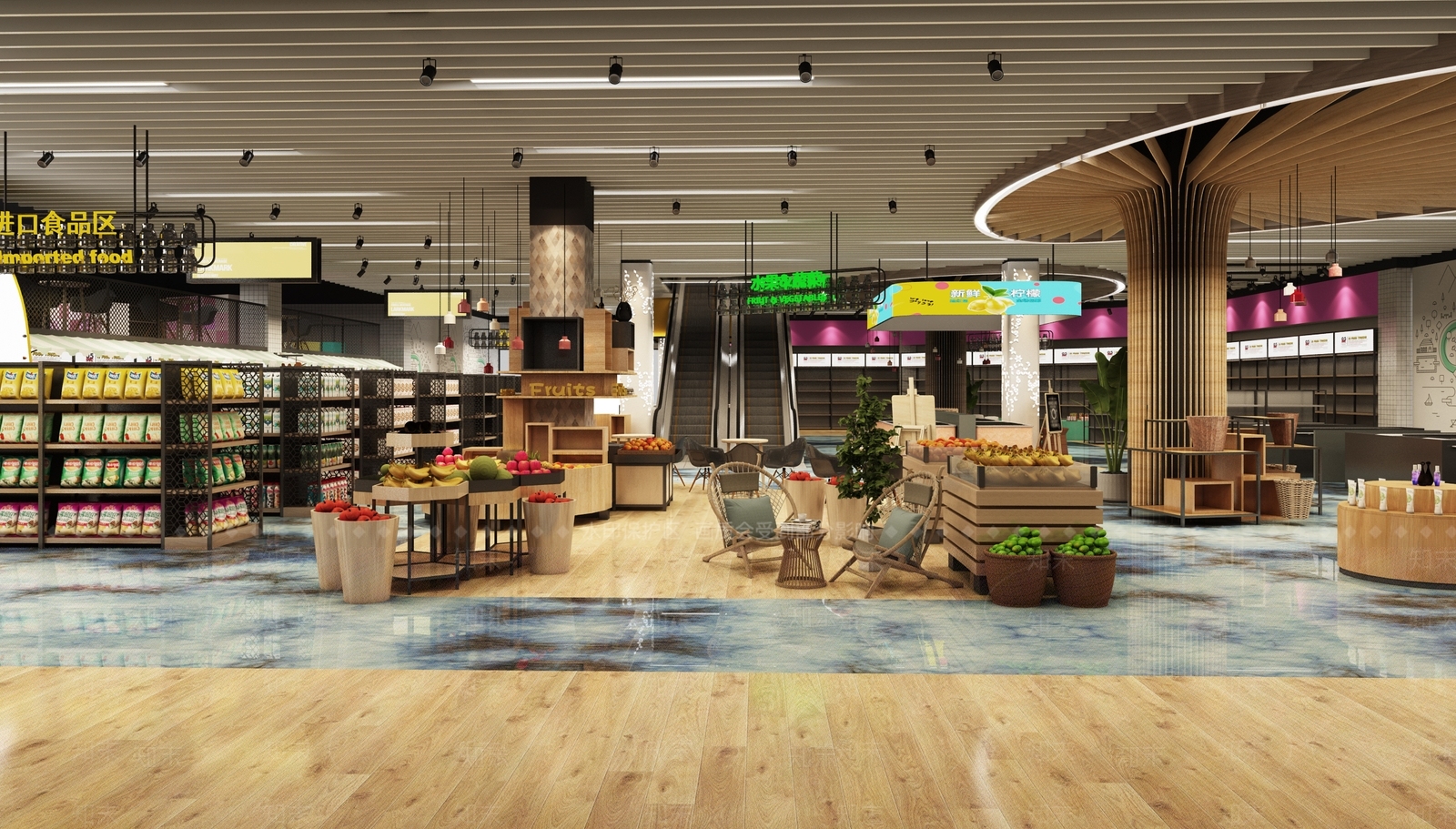 现代超市3D模型下载【ID:1103736650】