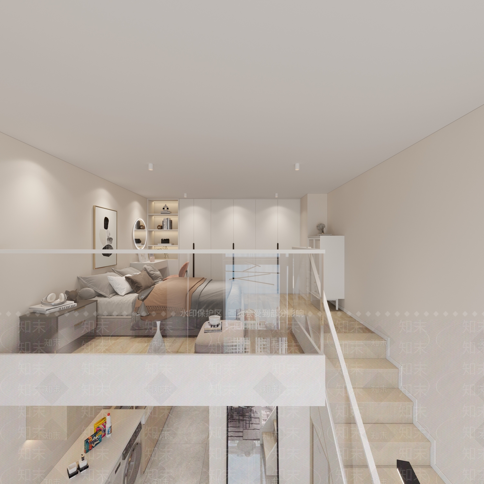 现代单身公寓3D模型下载【ID:1103745384】
