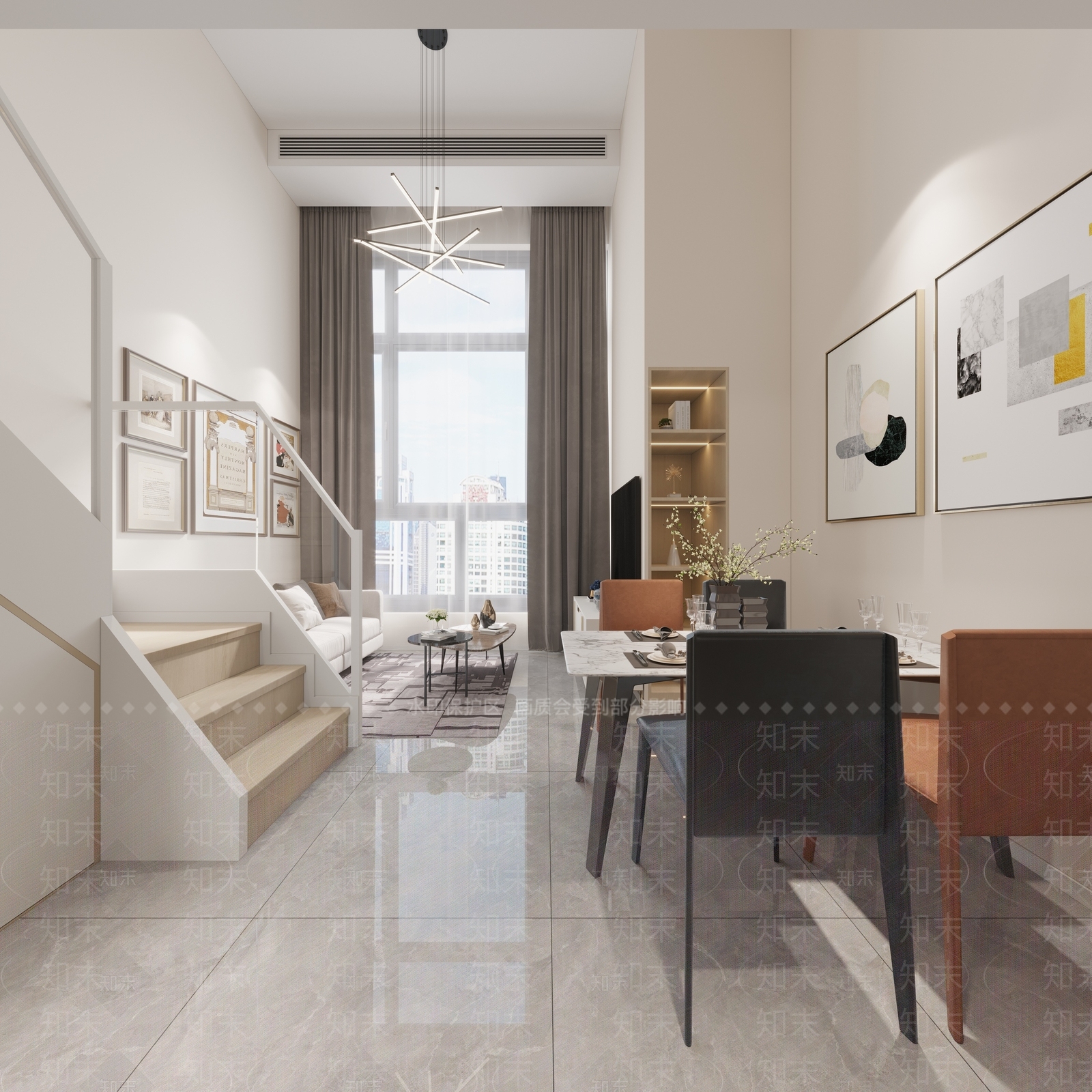 现代单身公寓3D模型下载【ID:1103745384】