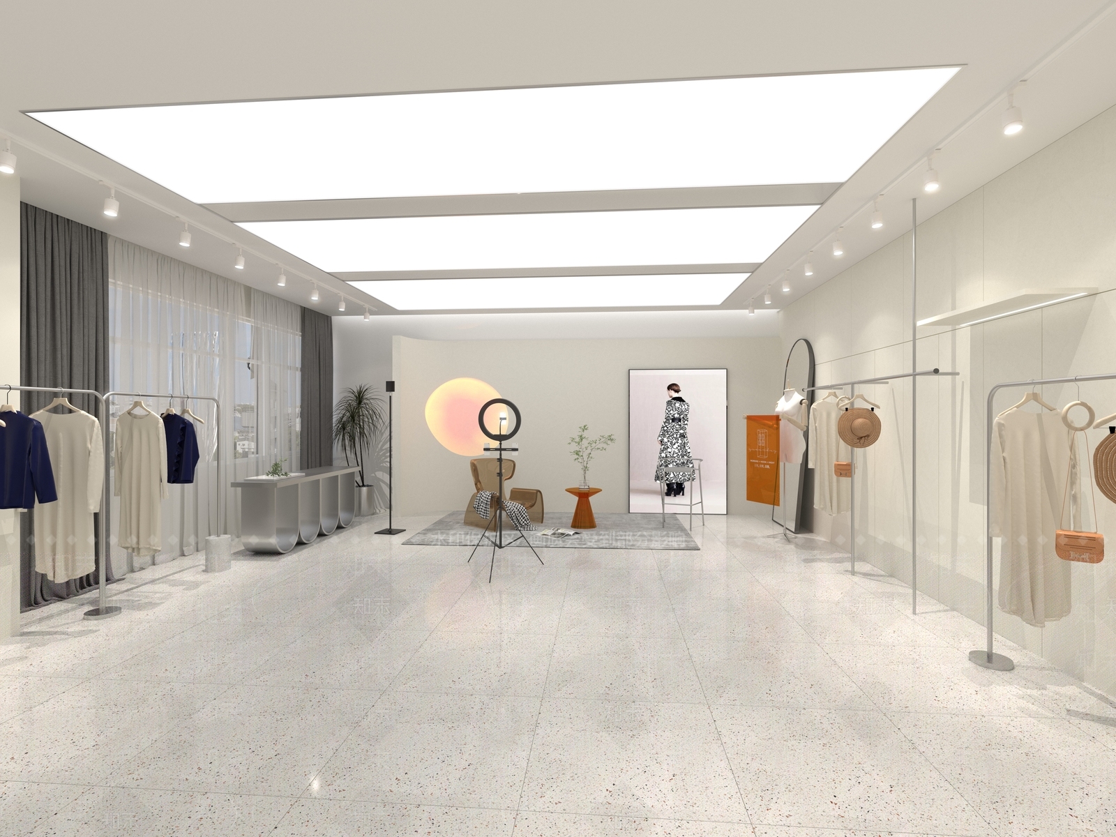 现代婚纱摄影店SU模型下载【ID:1103752773】
