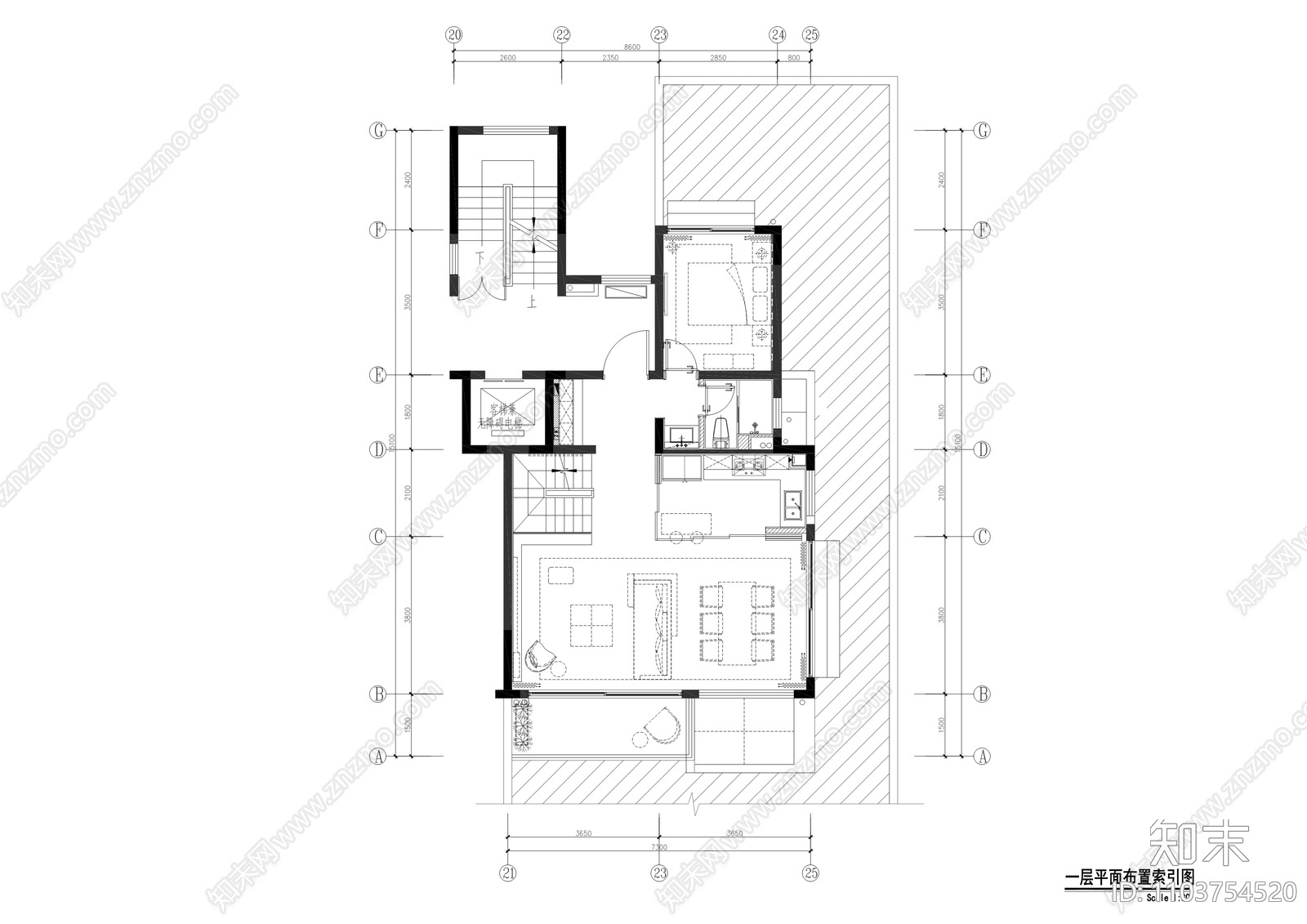 牧笛设计cad施工图下载【ID:1103754520】