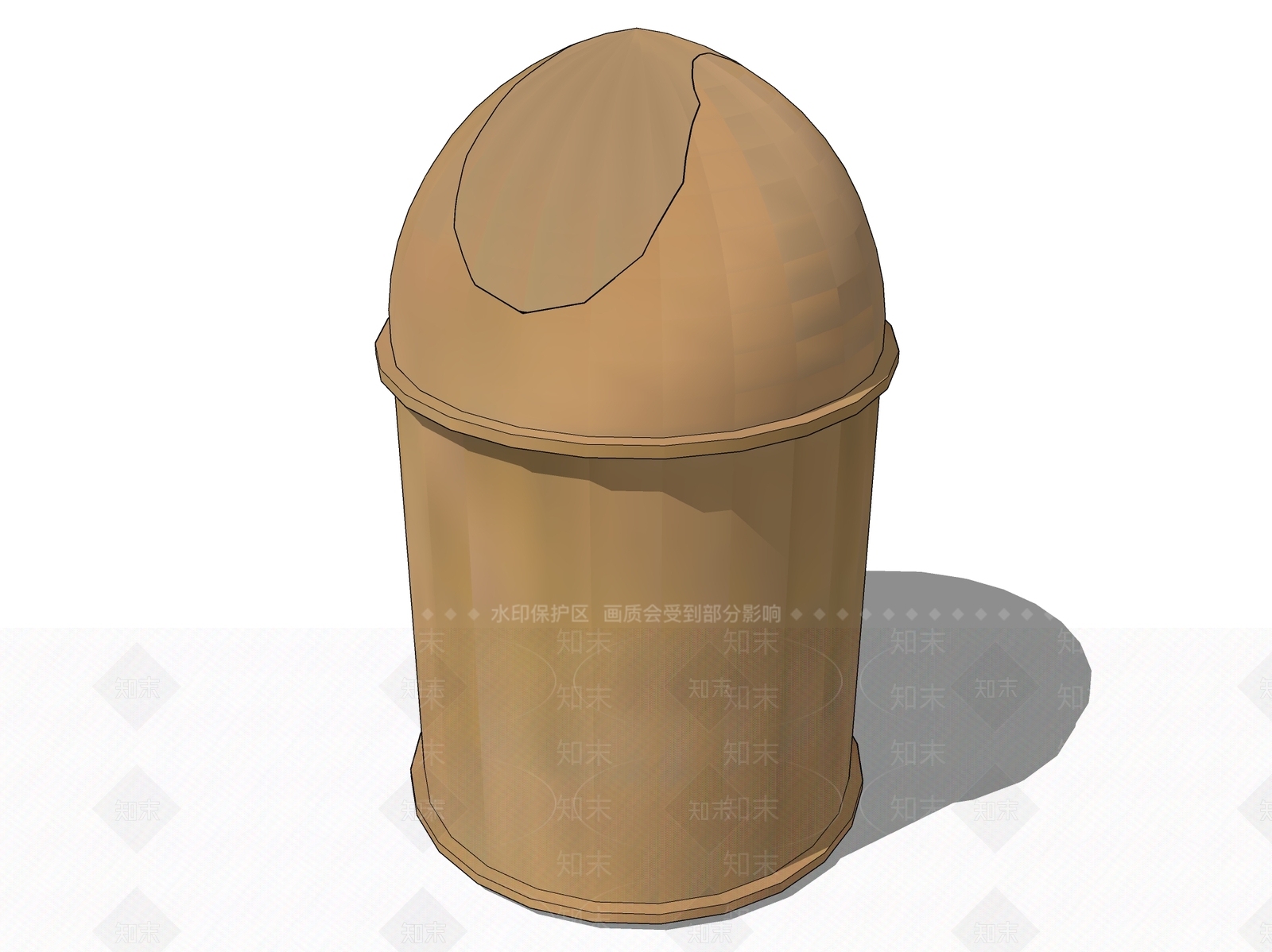 古典垃圾桶SU模型下载【ID:1103819797】