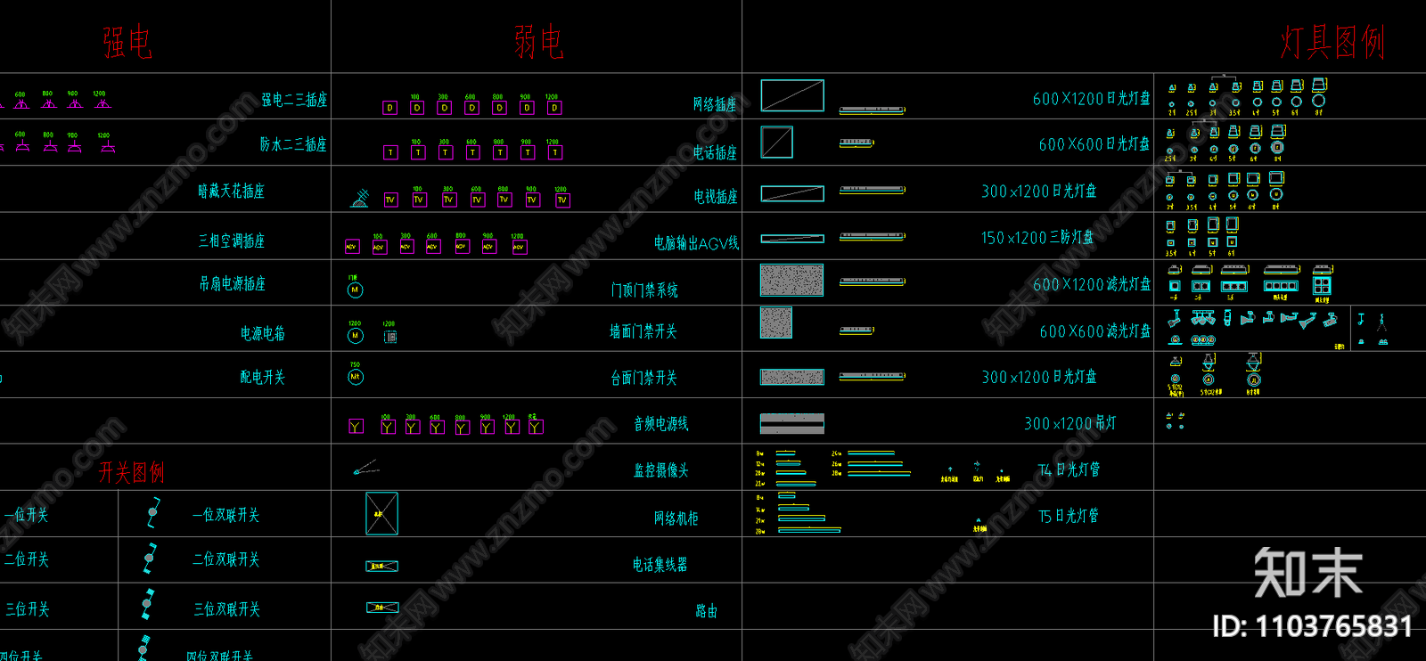 办公空间平面图块施工图下载【ID:1103765831】