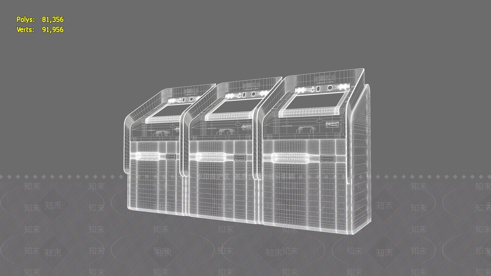 现代银行取款机3D模型下载【ID:1103780388】
