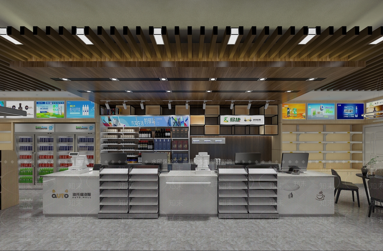 现代超市3D模型下载【ID:1103795376】