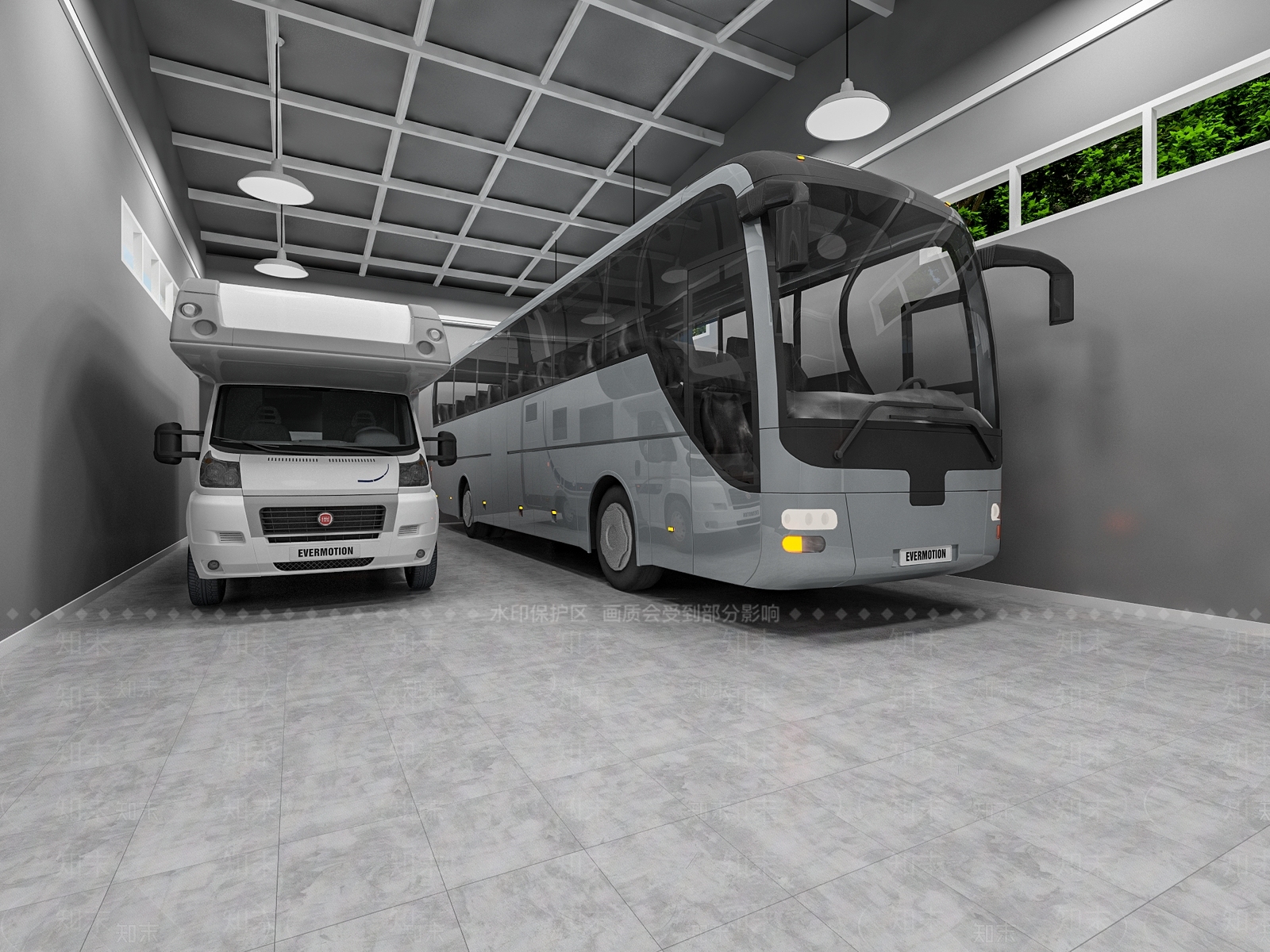 现代车库3D模型下载【ID:1103810745】