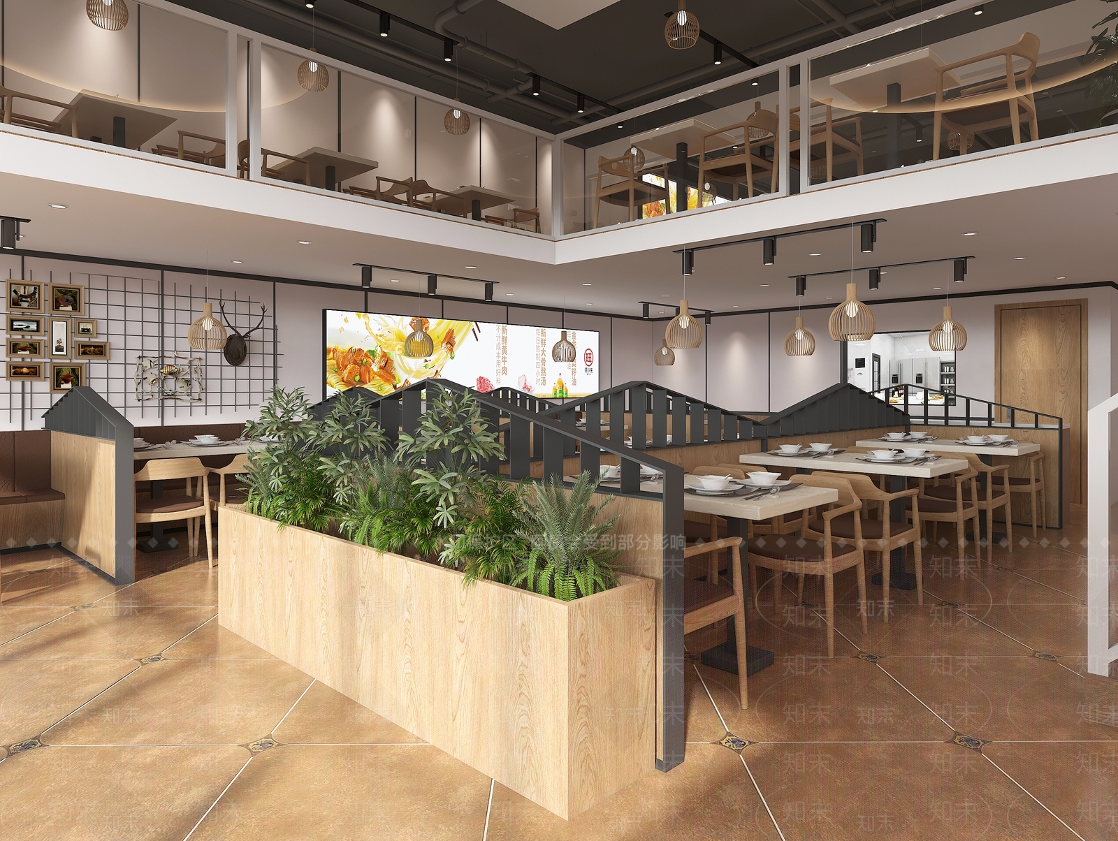 现代烧烤店3D模型下载【ID:1103819611】