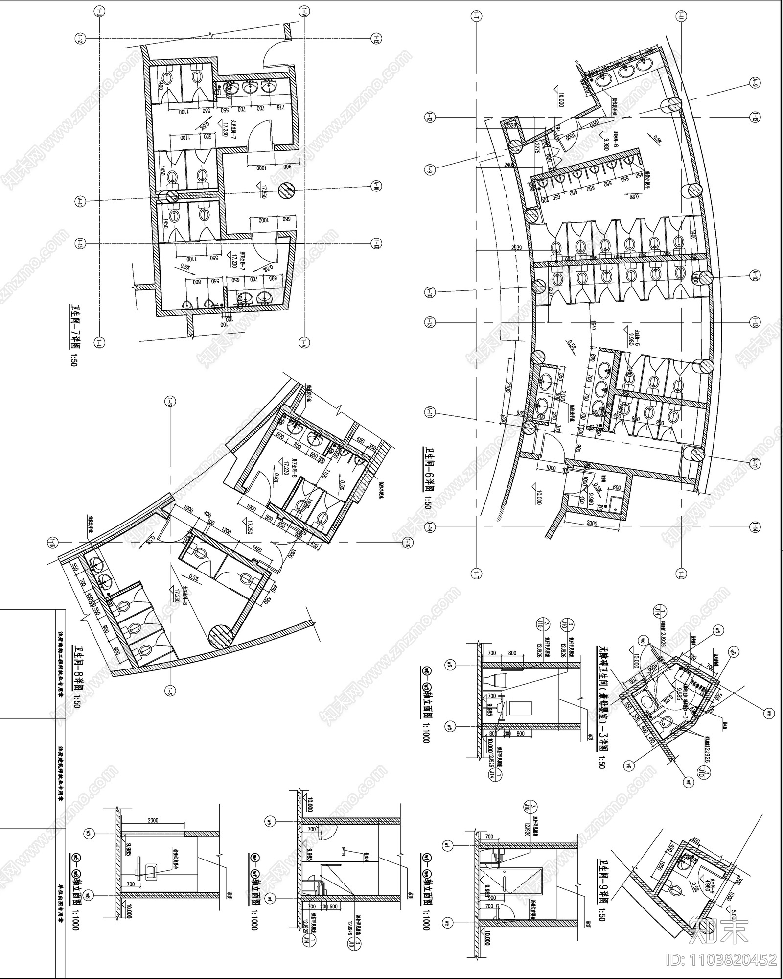 现代简约亚洲天文科技馆cad施工图下载【ID:1103820452】