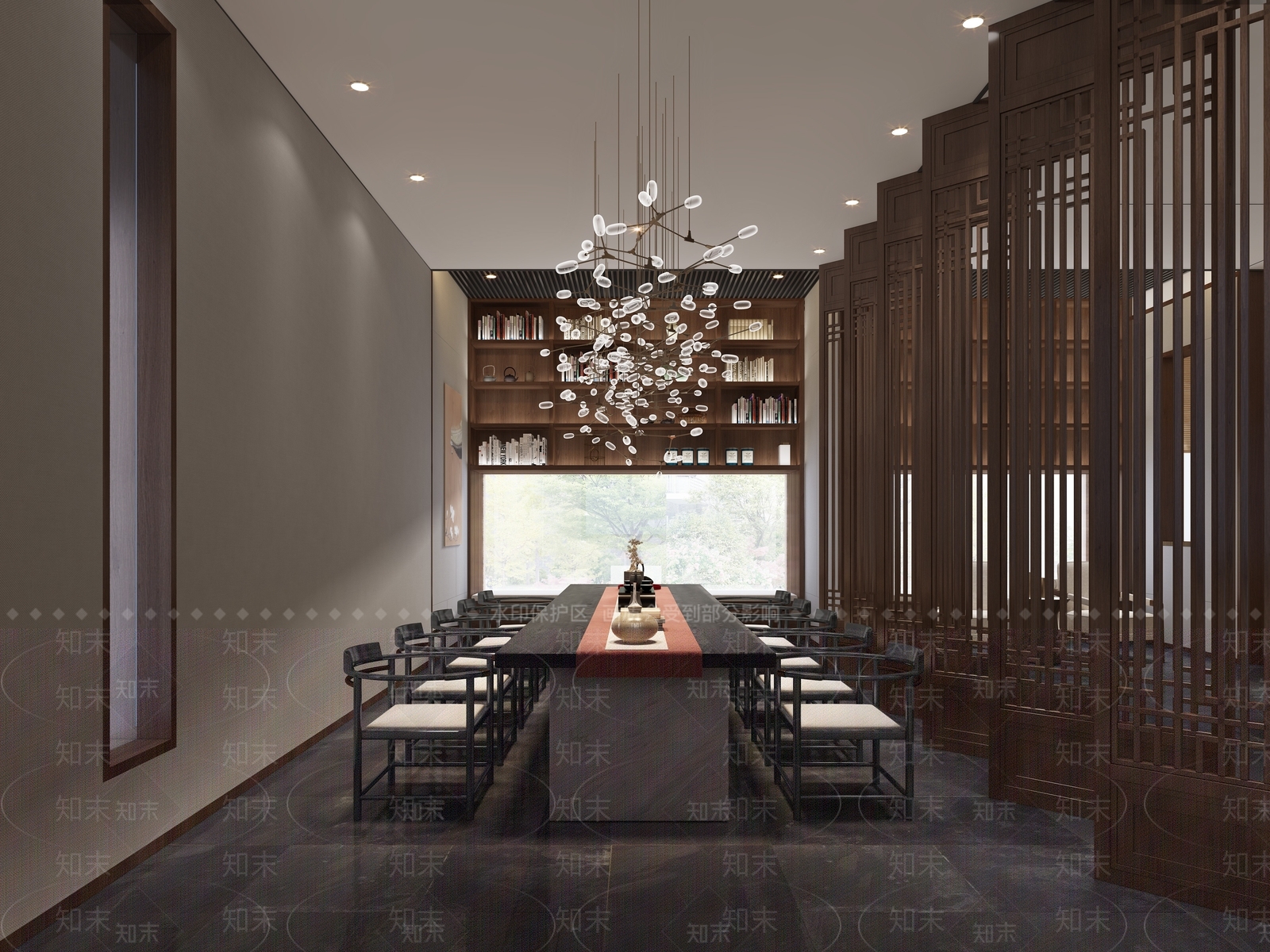 新中式茶馆3D模型下载【ID:1103821853】