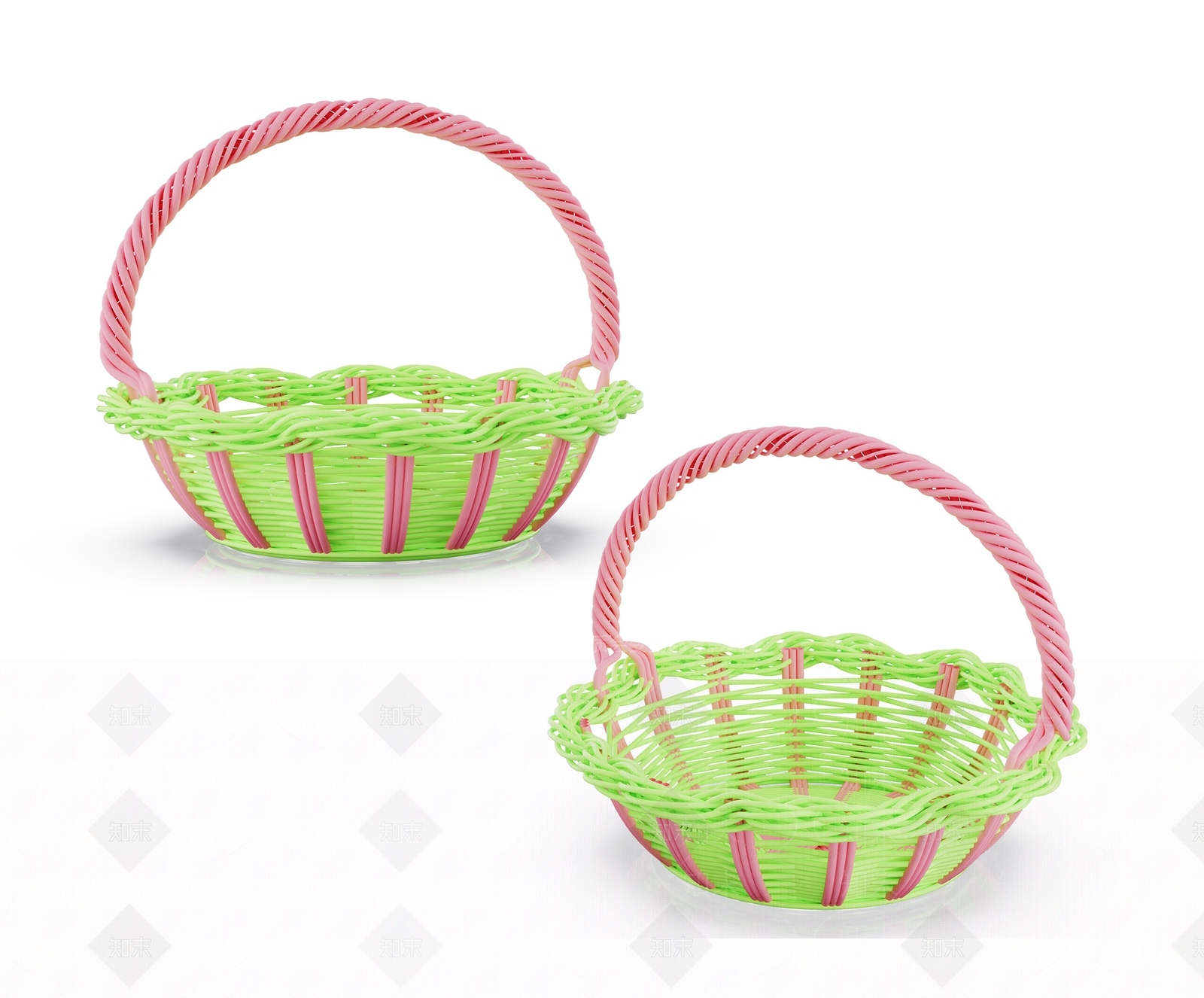 现代水果篮子3D模型下载【ID:1103876487】