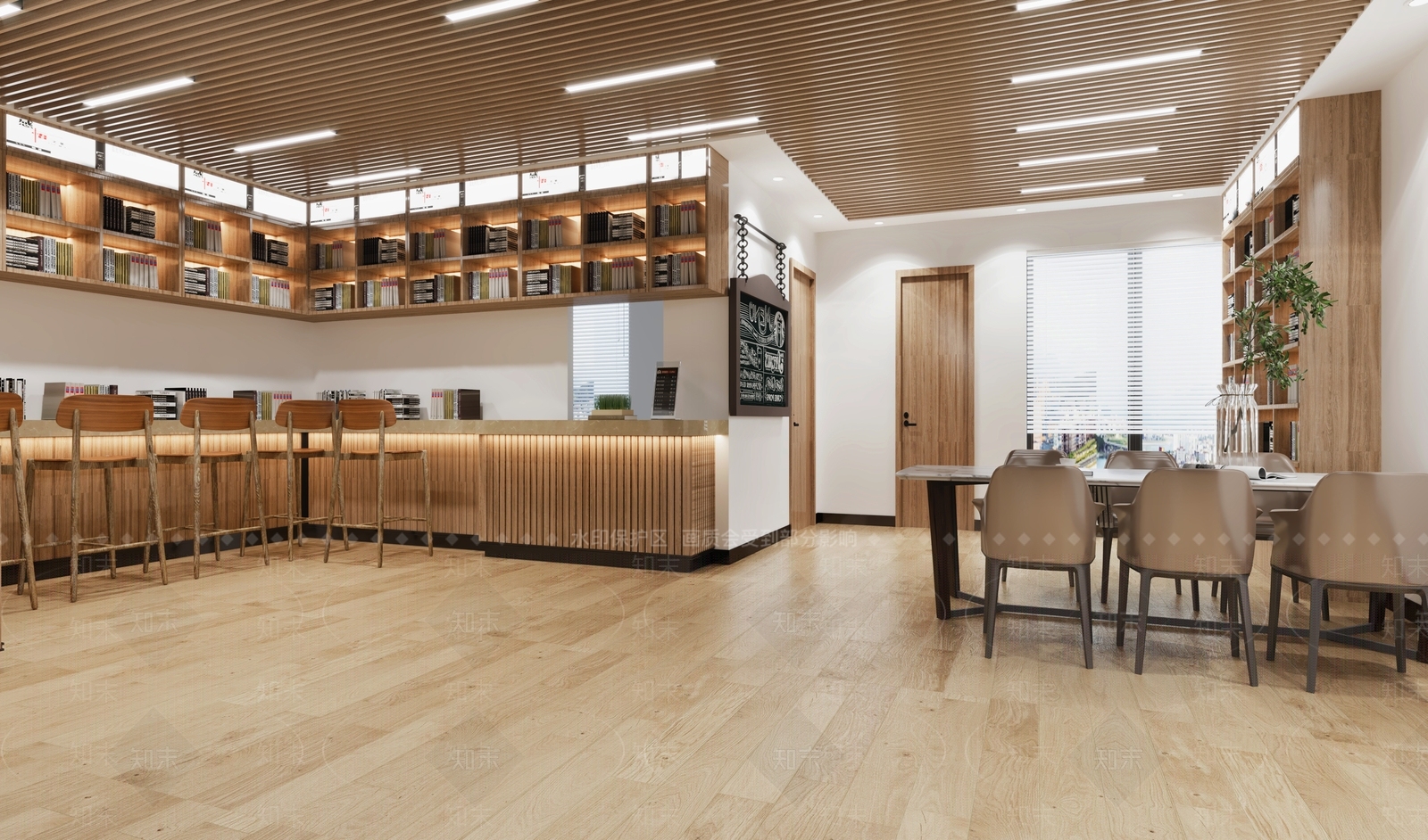 现代书店3D模型下载【ID:1103882477】