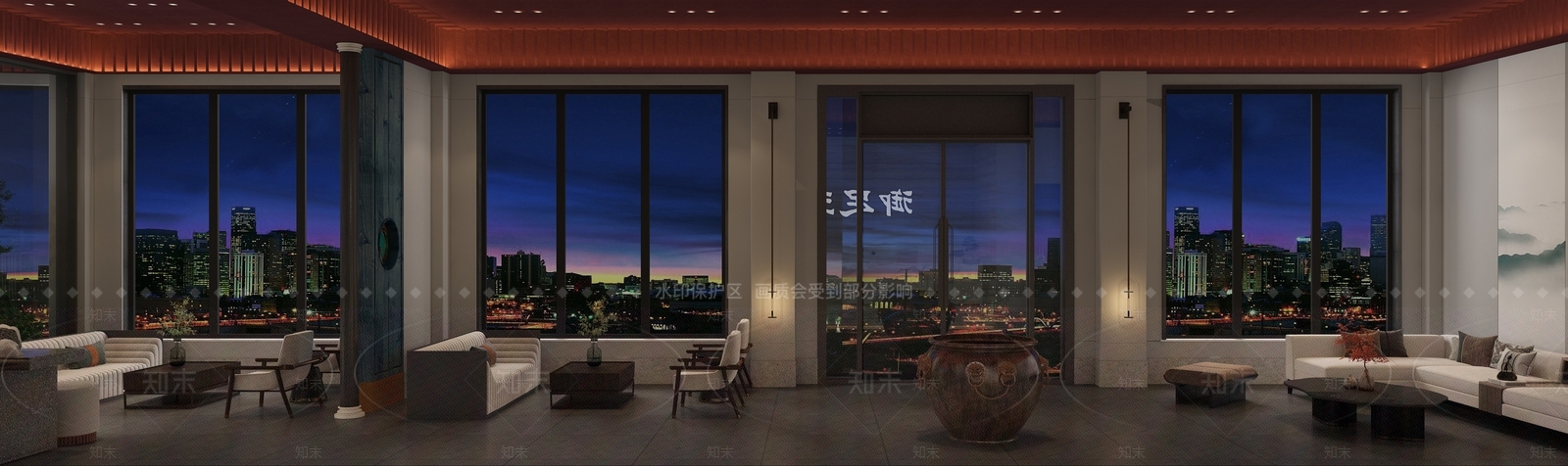 新中式茶馆3D模型下载【ID:1103890133】