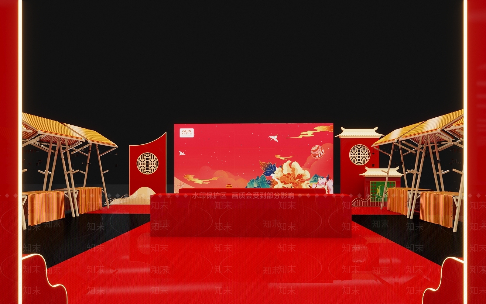 现代美陈3D模型下载【ID:1103916394】