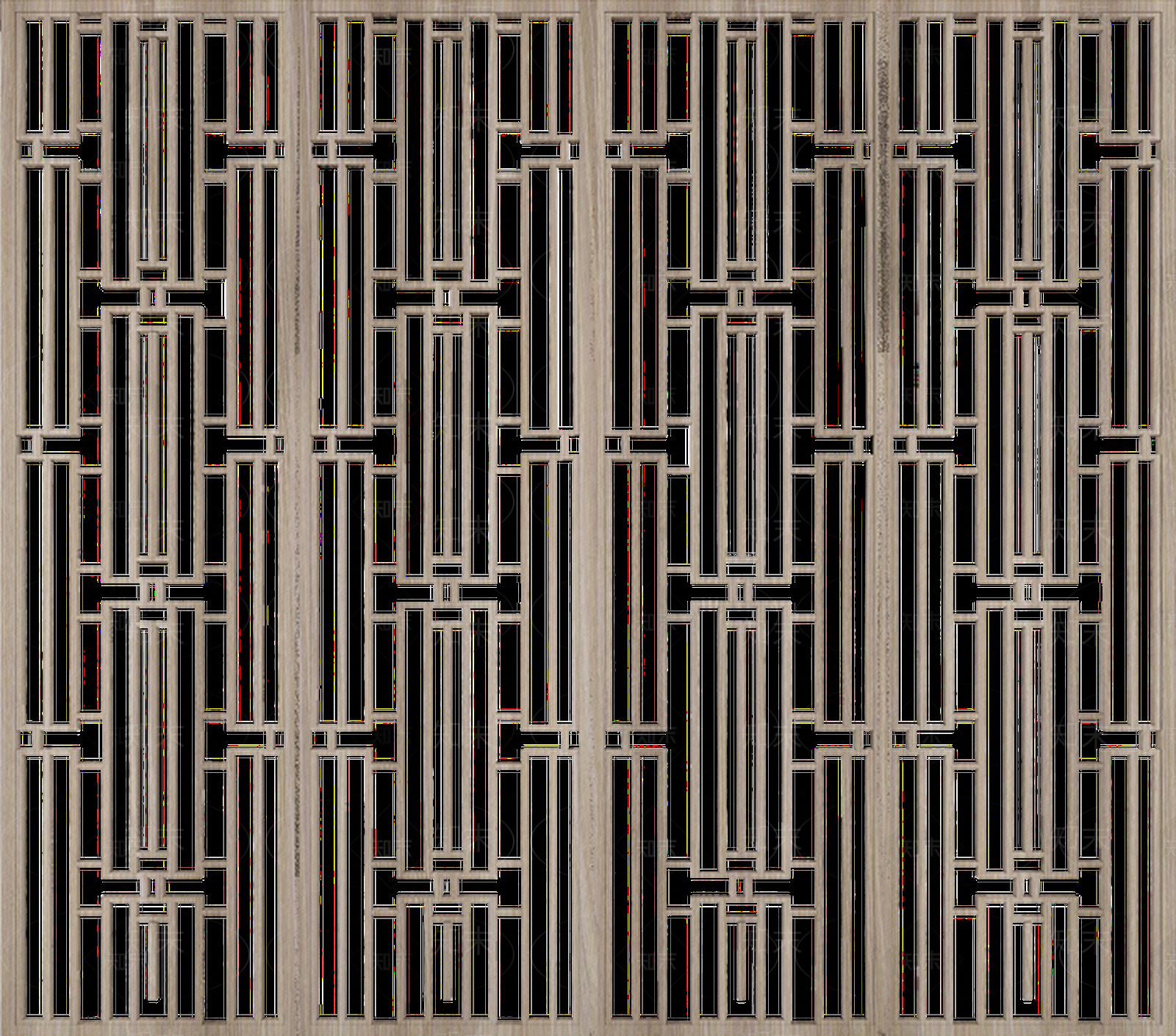 木制窗花花格窗贴图下载【ID:1103917264】