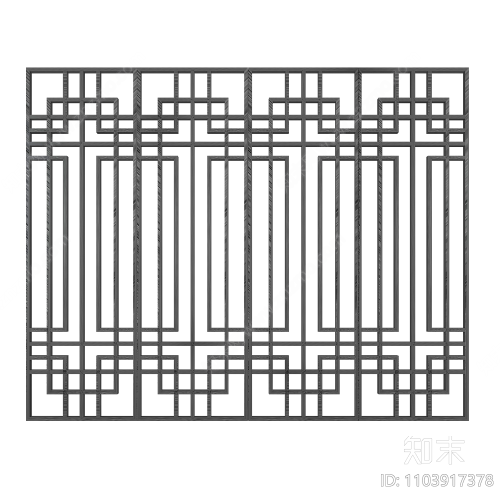 木制花格窗隔断贴图下载【ID:1103917378】