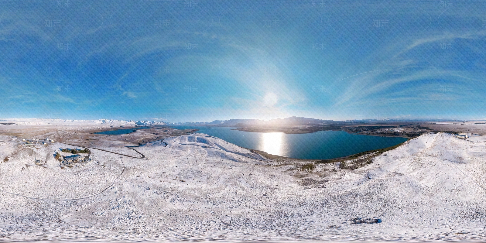 HDR苍茫北国大地风光全景贴图下载【ID:1103918687】