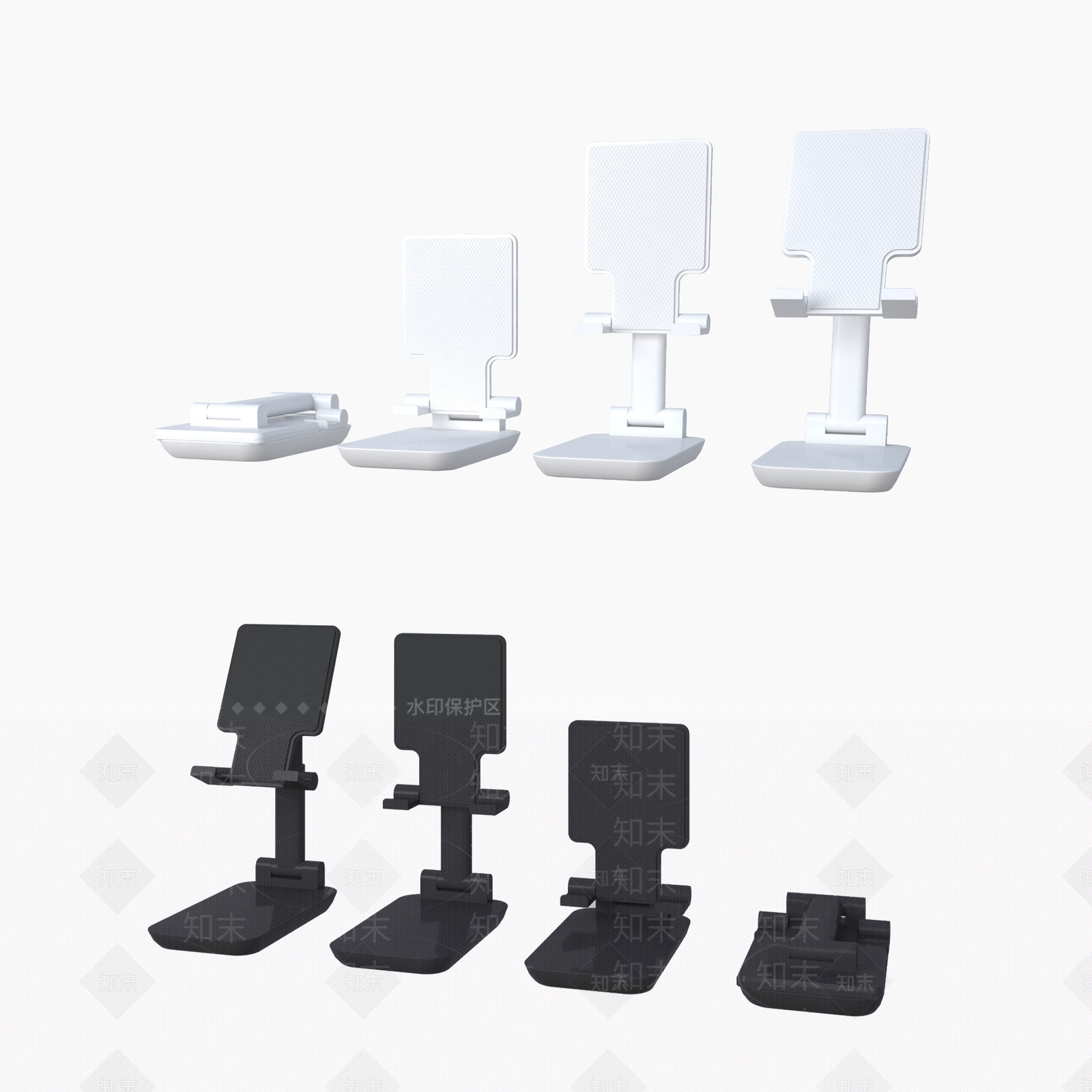 现代手机支架3D模型下载【ID:1103926951】