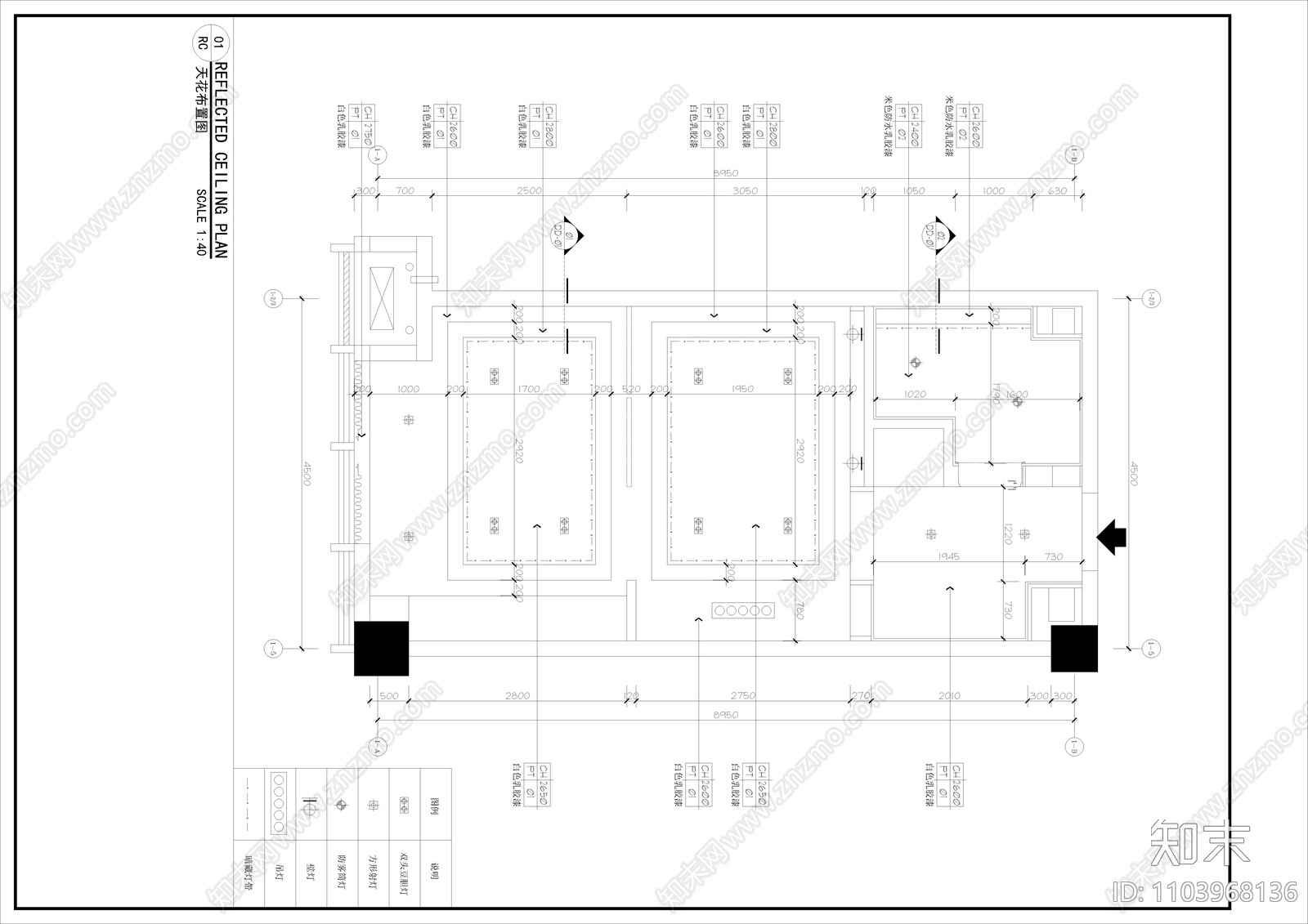 公寓施工图cad施工图下载【ID:1103968136】