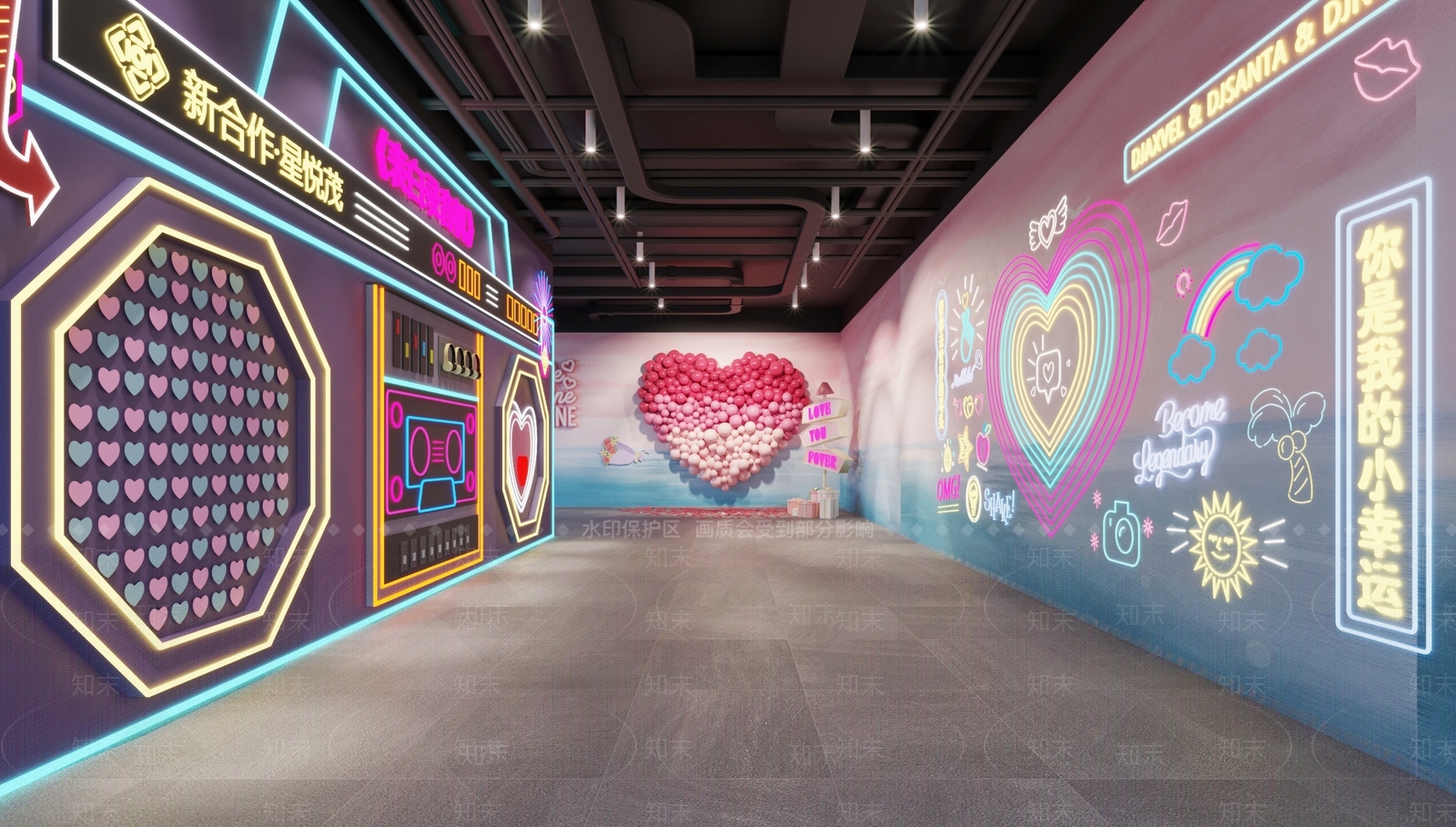 现代网红展厅3D模型下载【ID:1103969231】