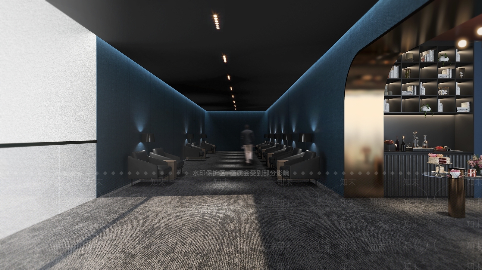现代影院休息区3D模型下载【ID:1103976394】
