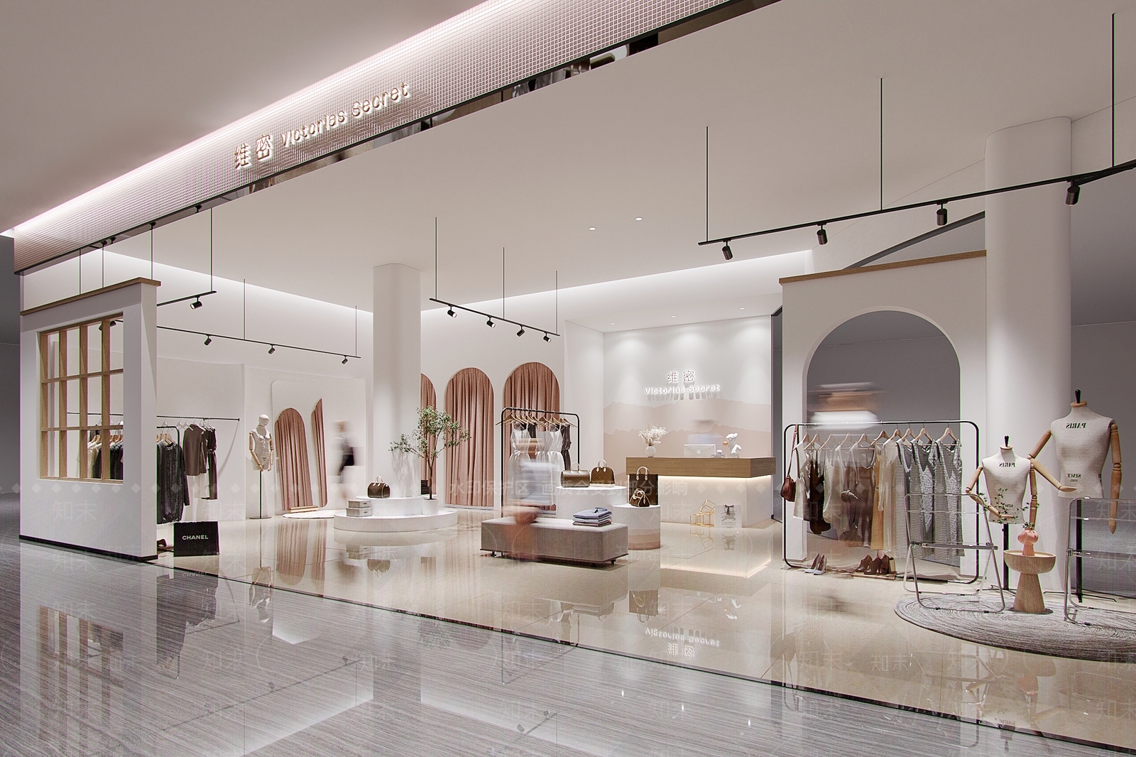 现代女装店3D模型下载【ID:1103989322】